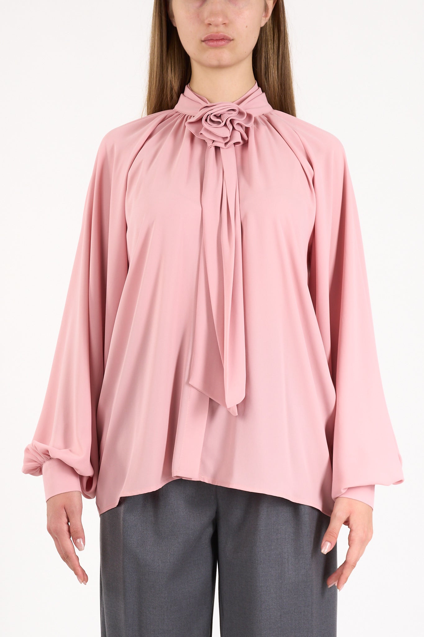 camicia in chiffon