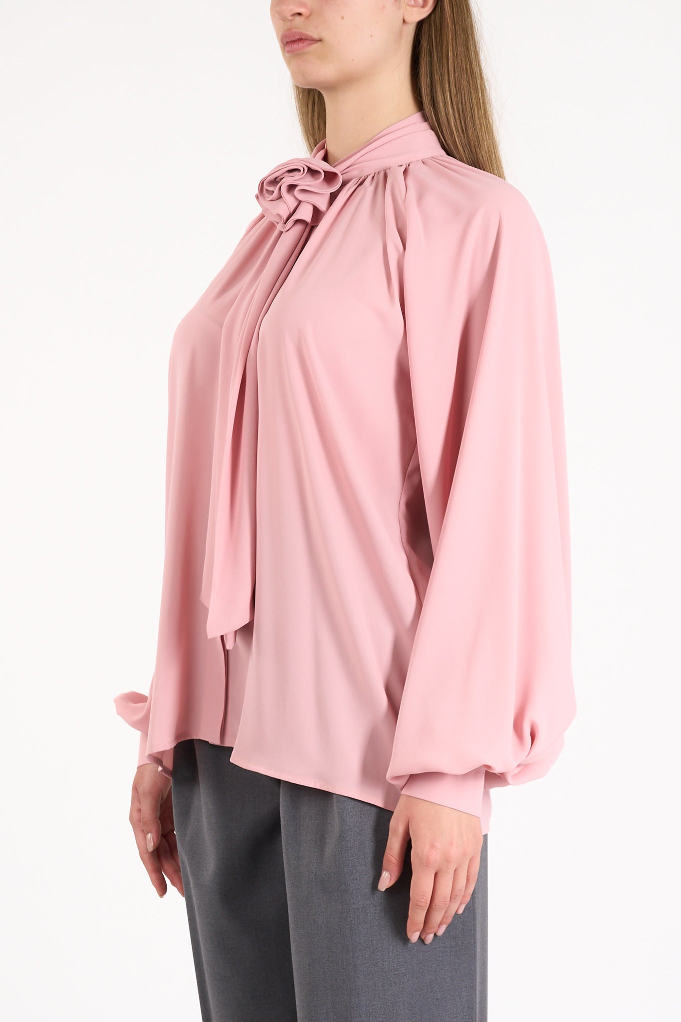 camicia in chiffon