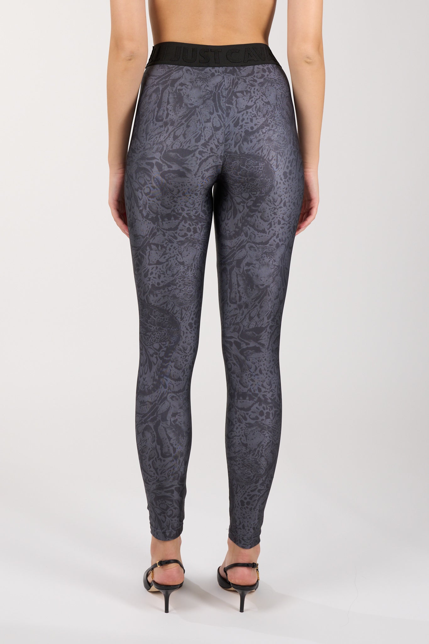 leggings in lycra stampata