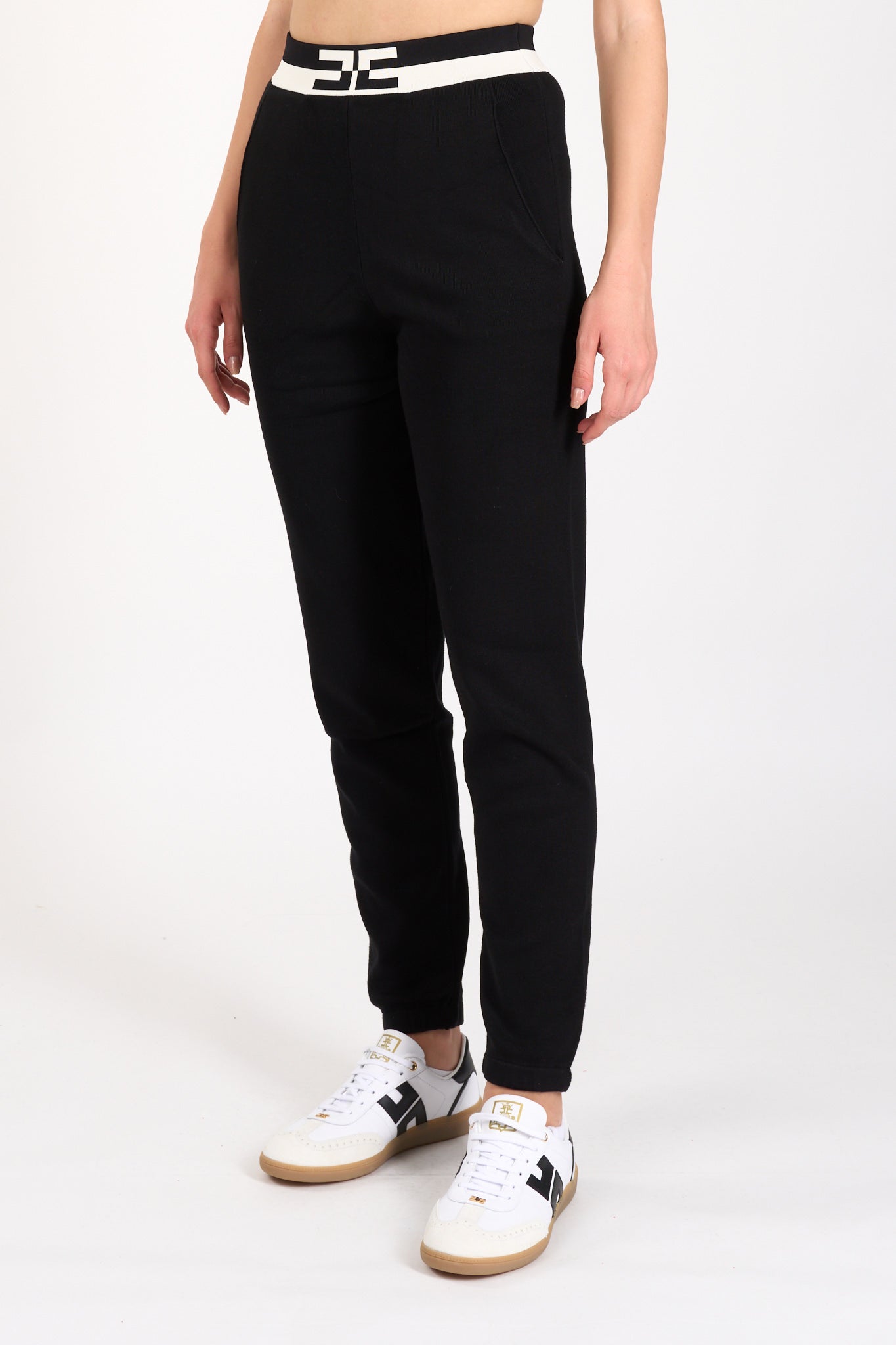 pantaloni jogger in viscosa