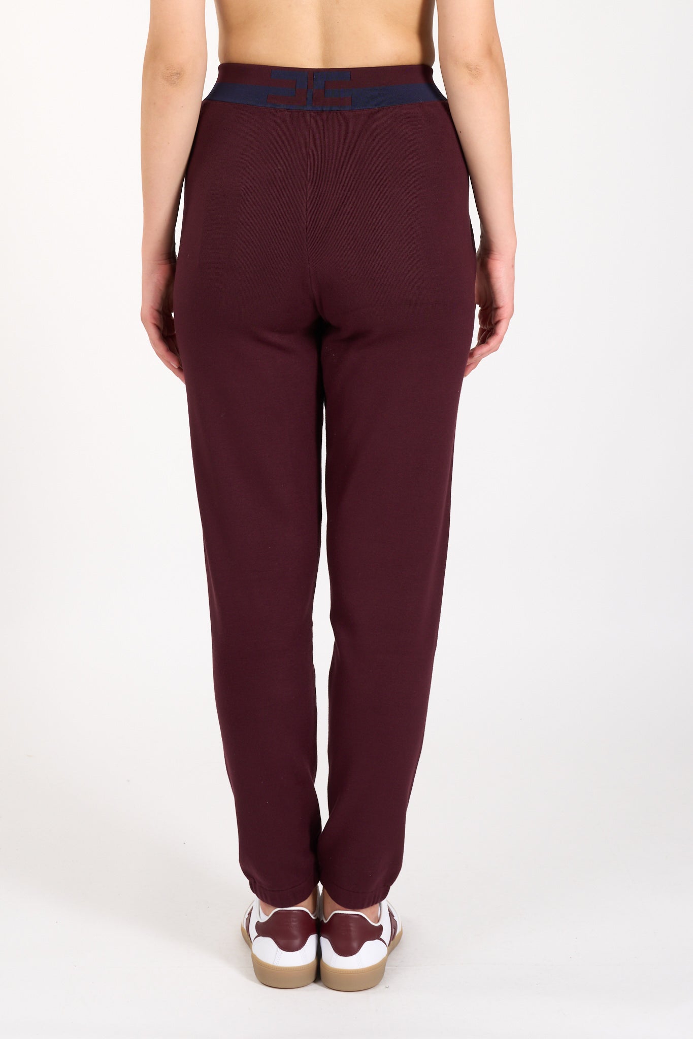 pantaloni jogger in viscosa