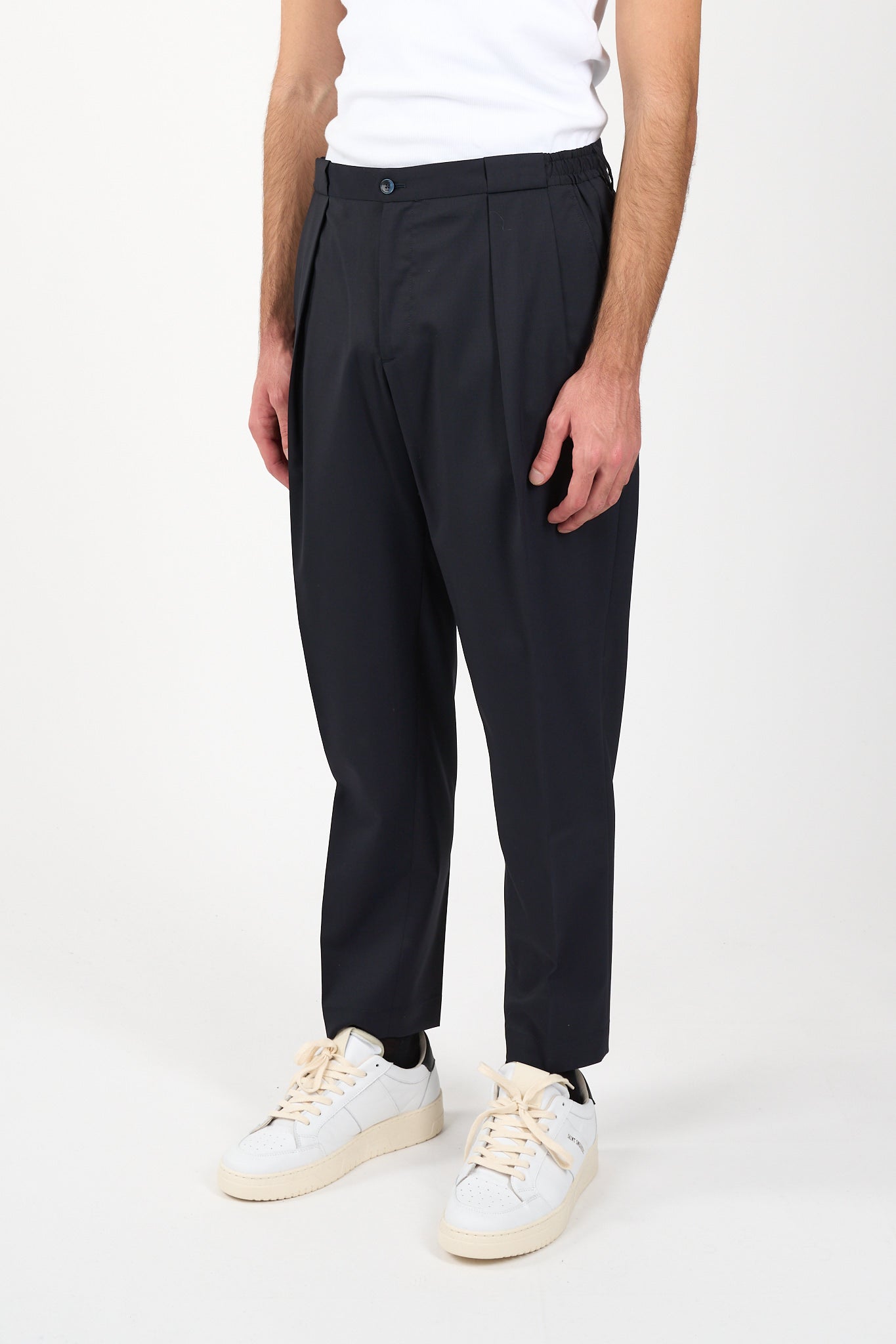 Pantaloni portobellos in misto lana