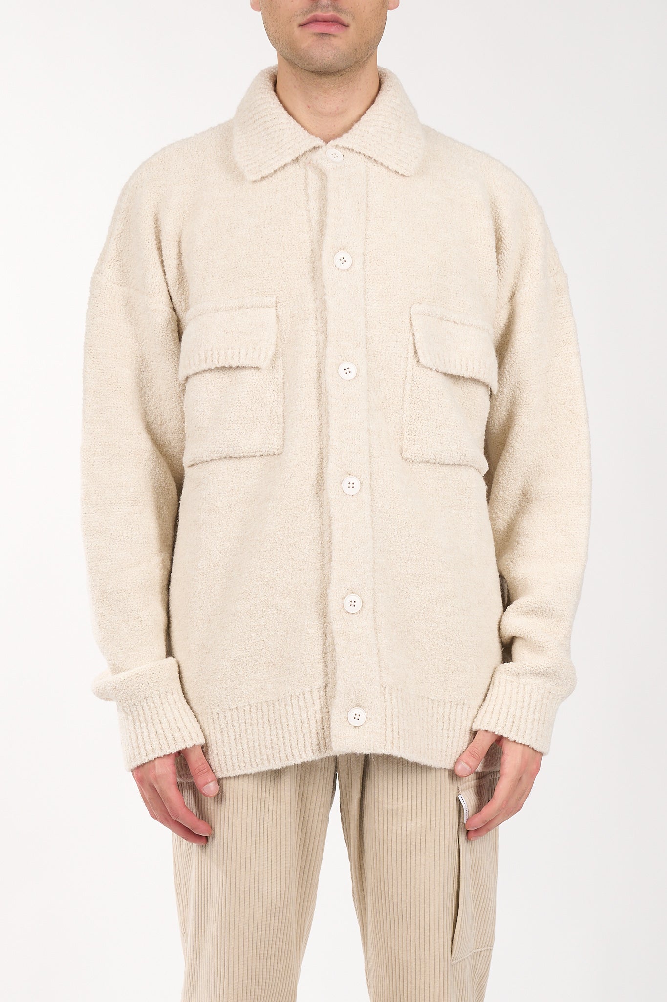 Overshirt in cotone