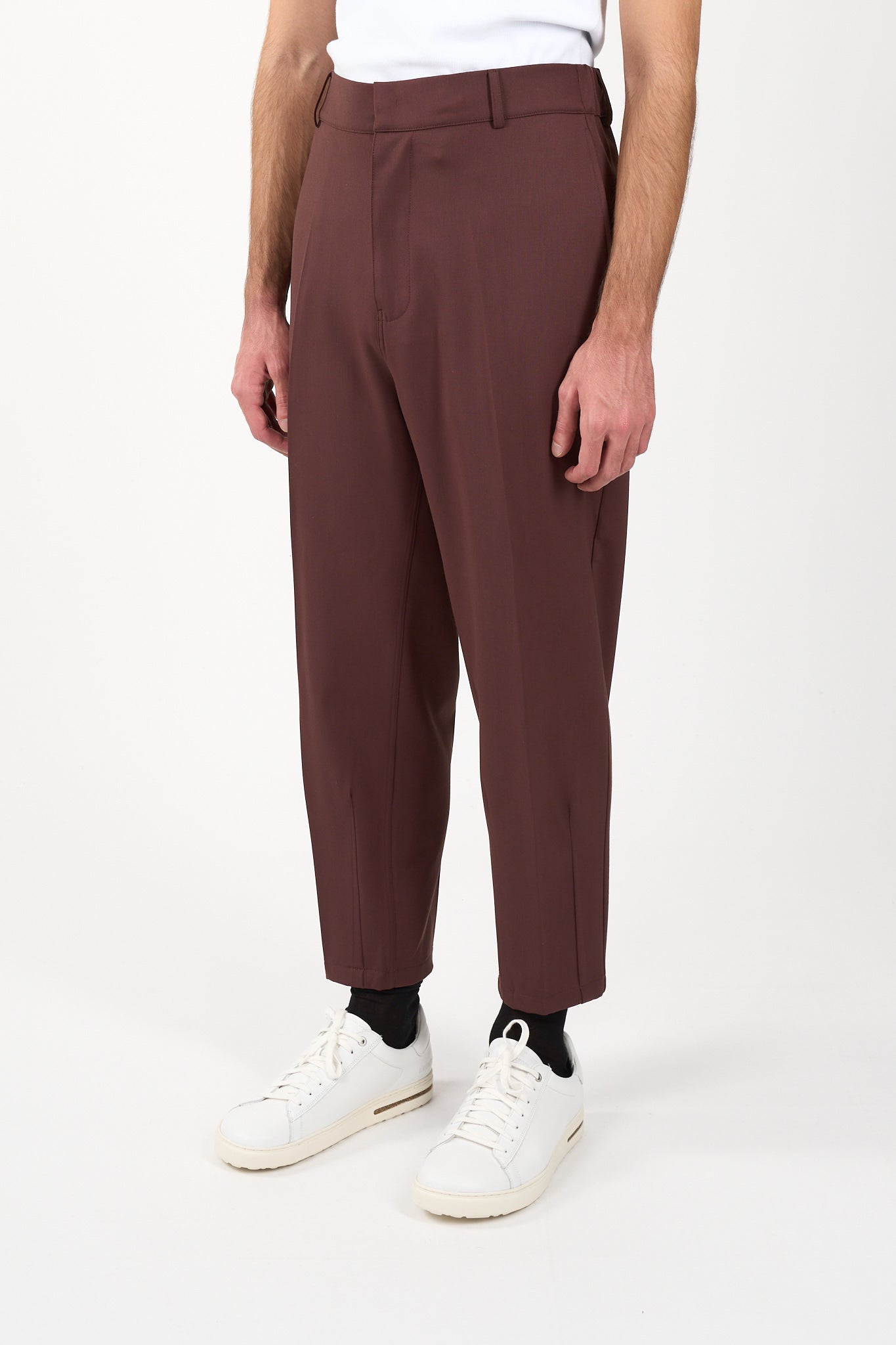 Pantaloni in misto lana