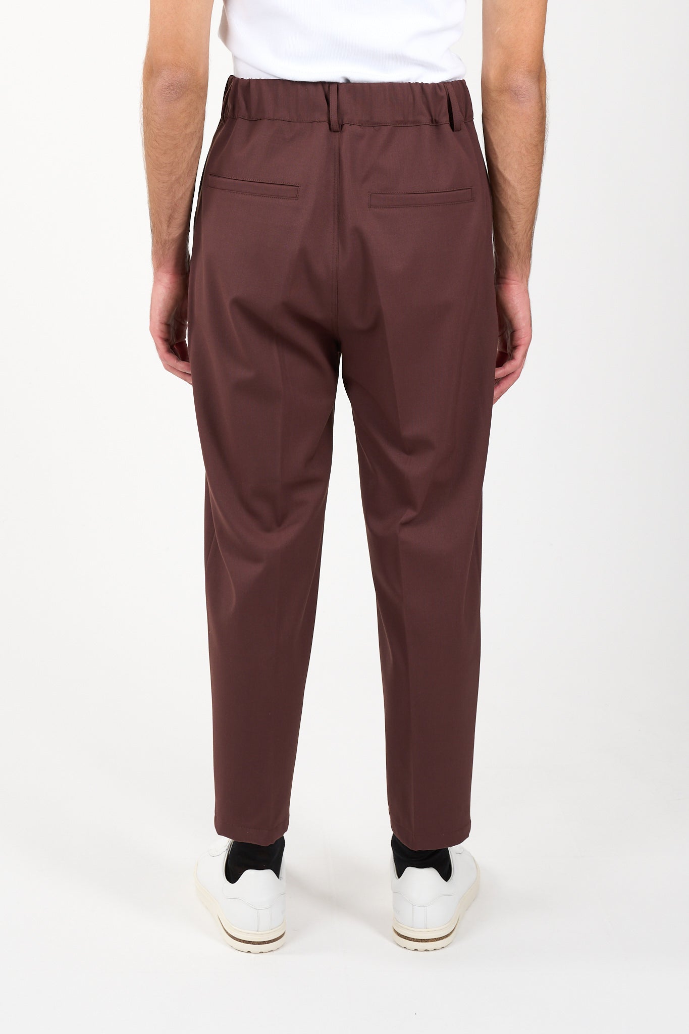 Pantaloni in misto lana