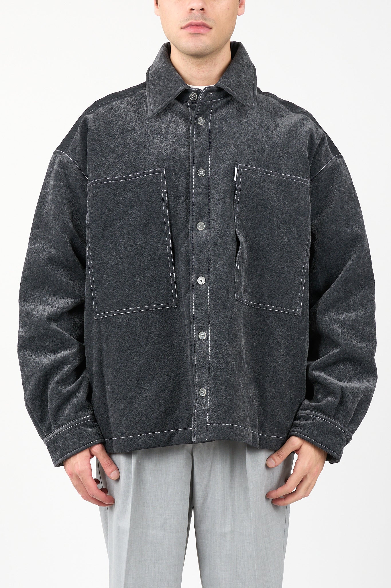 Overshirt in cotone