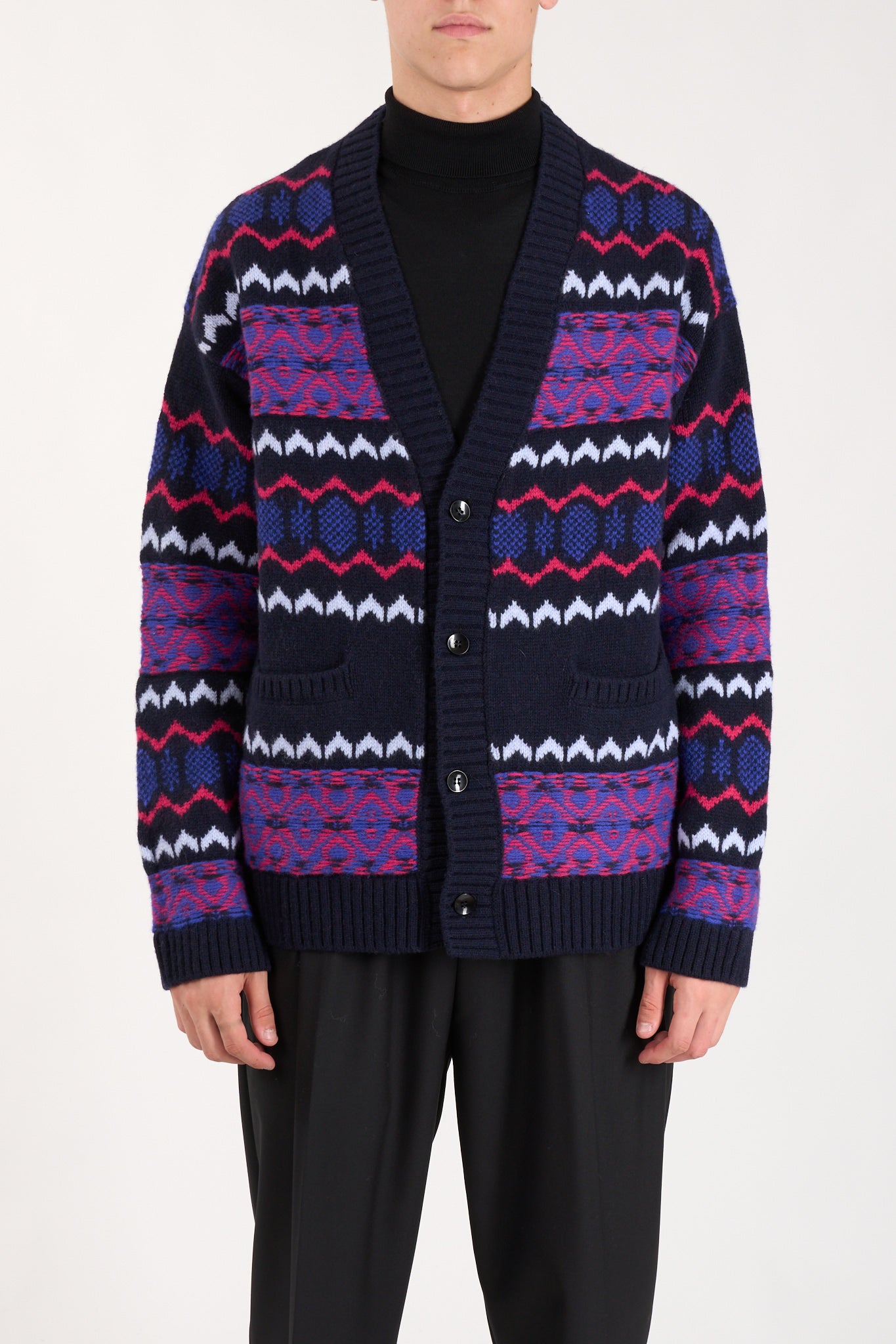 Cardigan jacquard