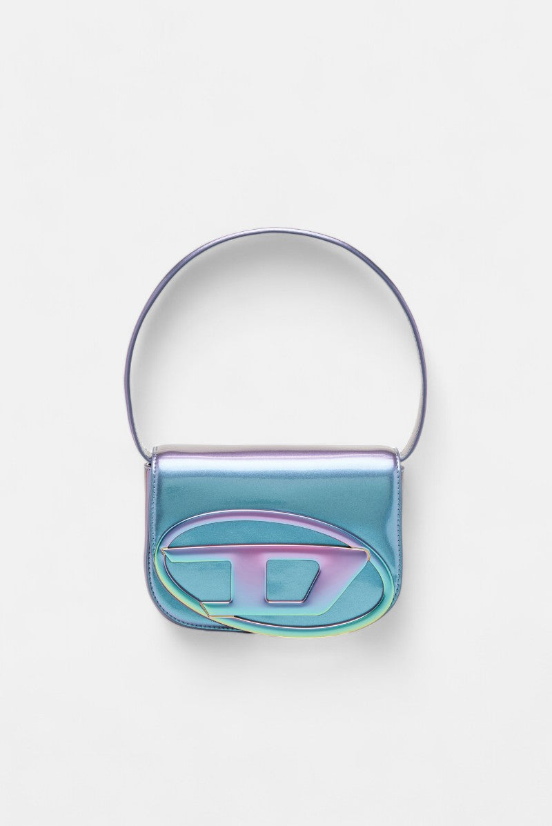 borsa a spalla con effetto iridescente 1dr