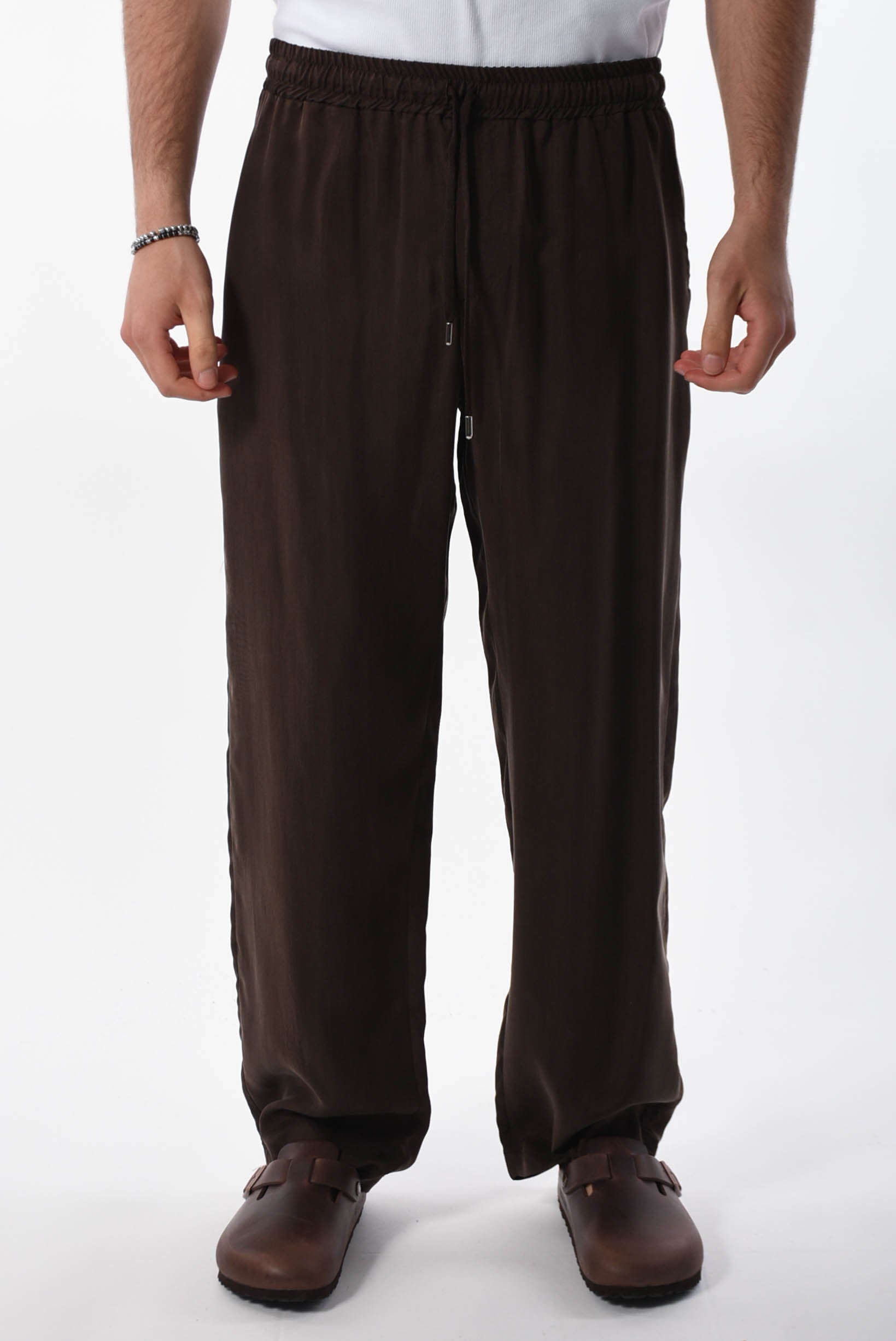 COSTUMEIN CONCEPT Pantaloni in cupro