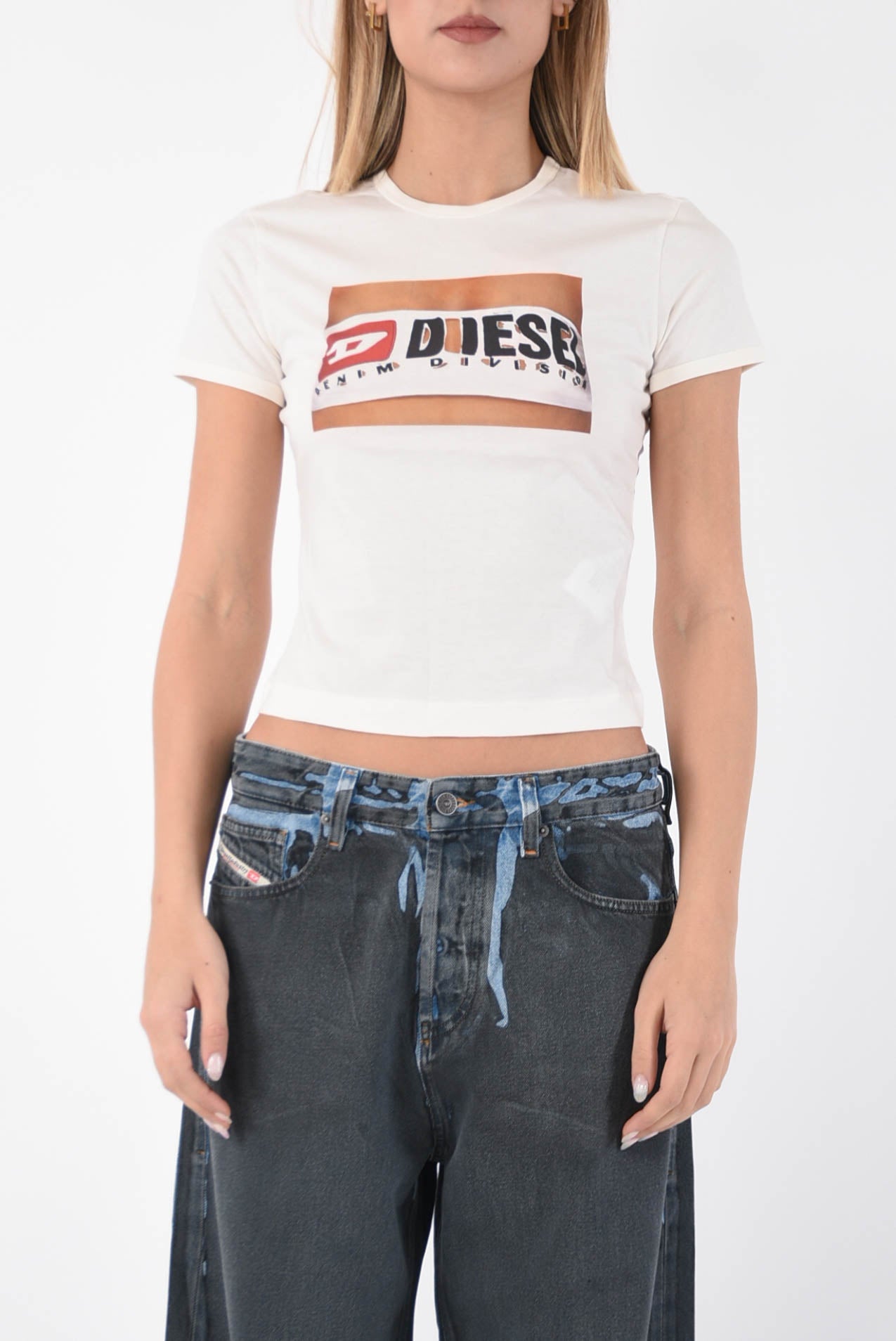 DIESEL t-shirt con stampa t-uncutie