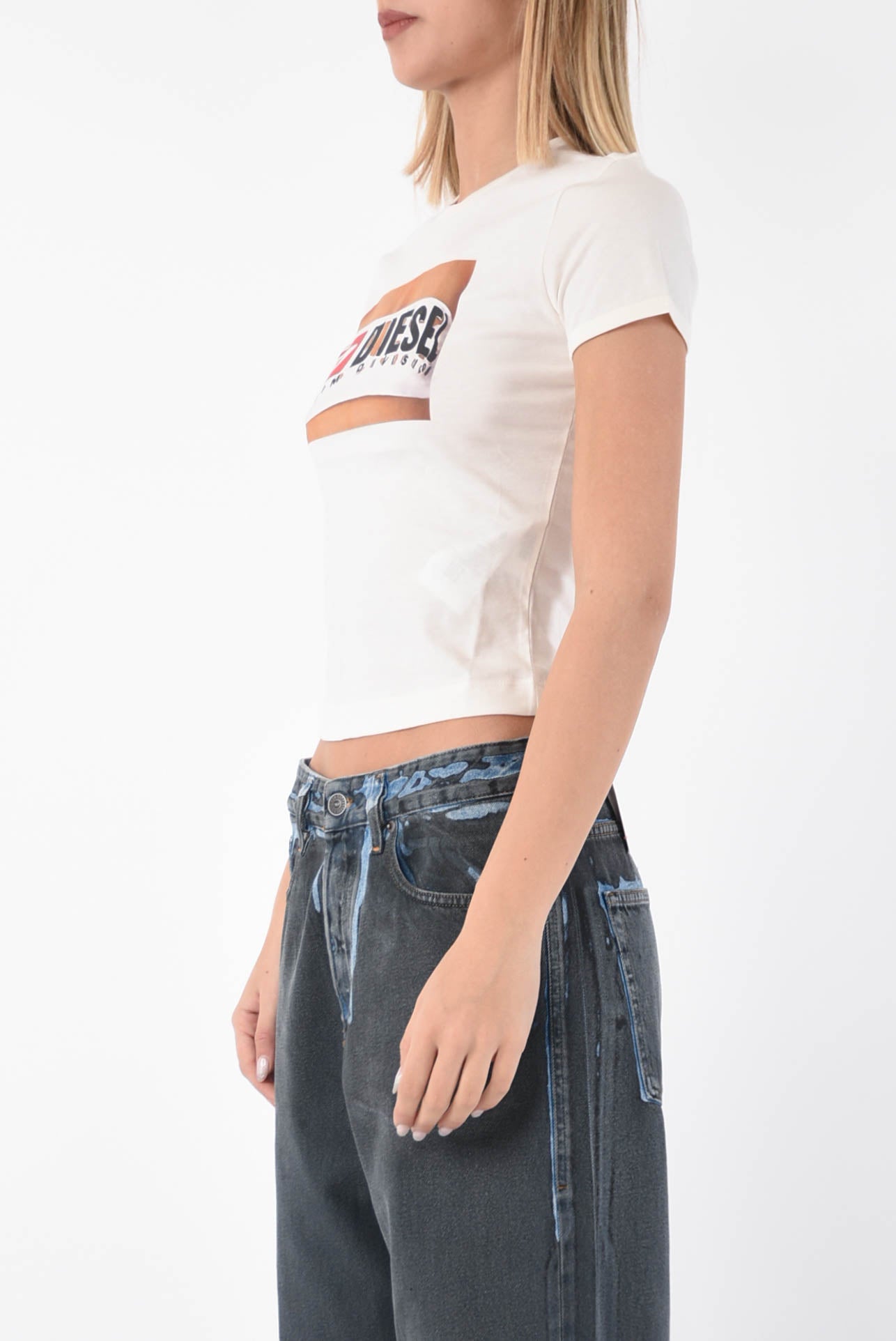 DIESEL t-shirt con stampa t-uncutie