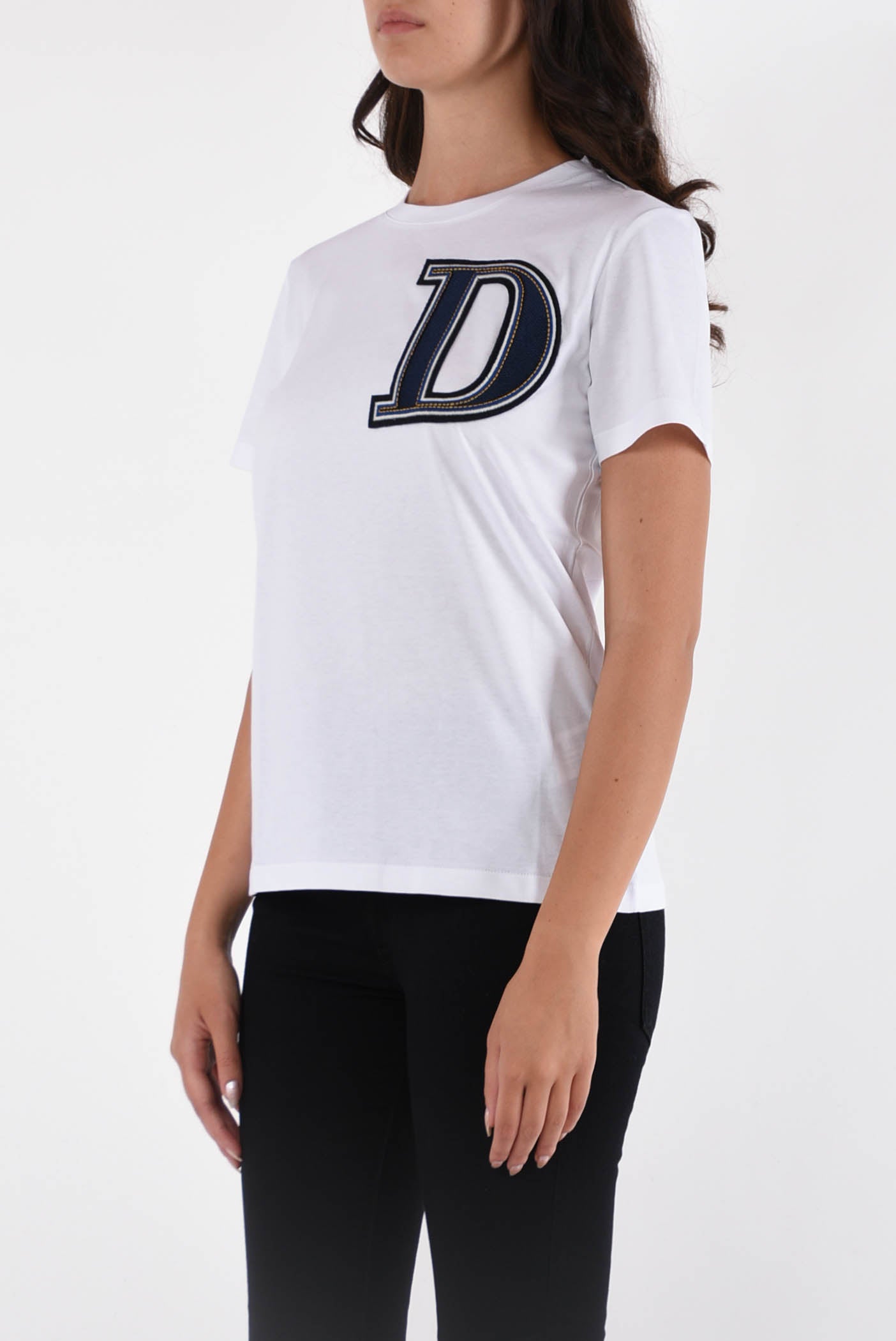 DONDUP t-shirt in jersey di cotone