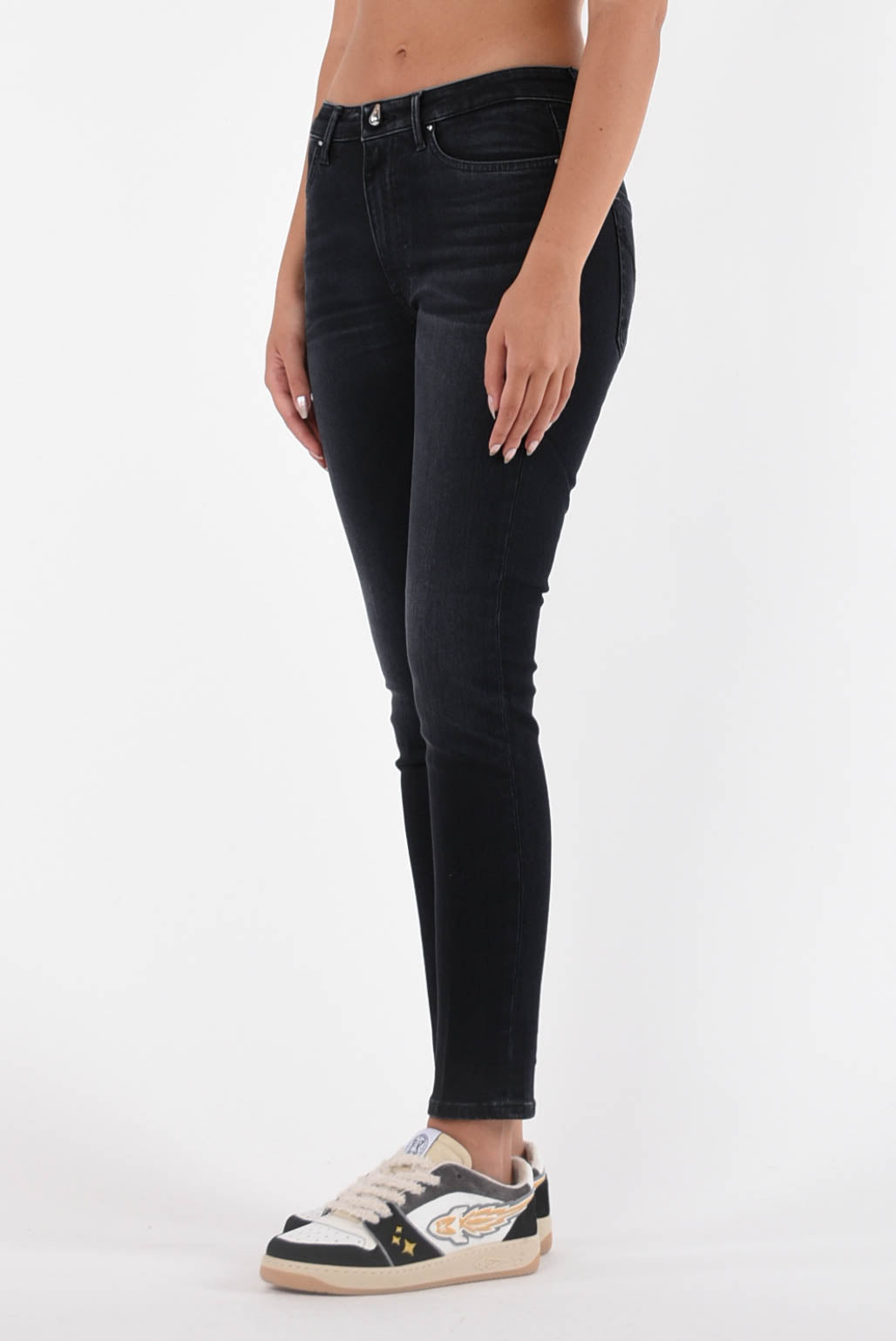 DONDUP jeans skinny modello iris gioiello