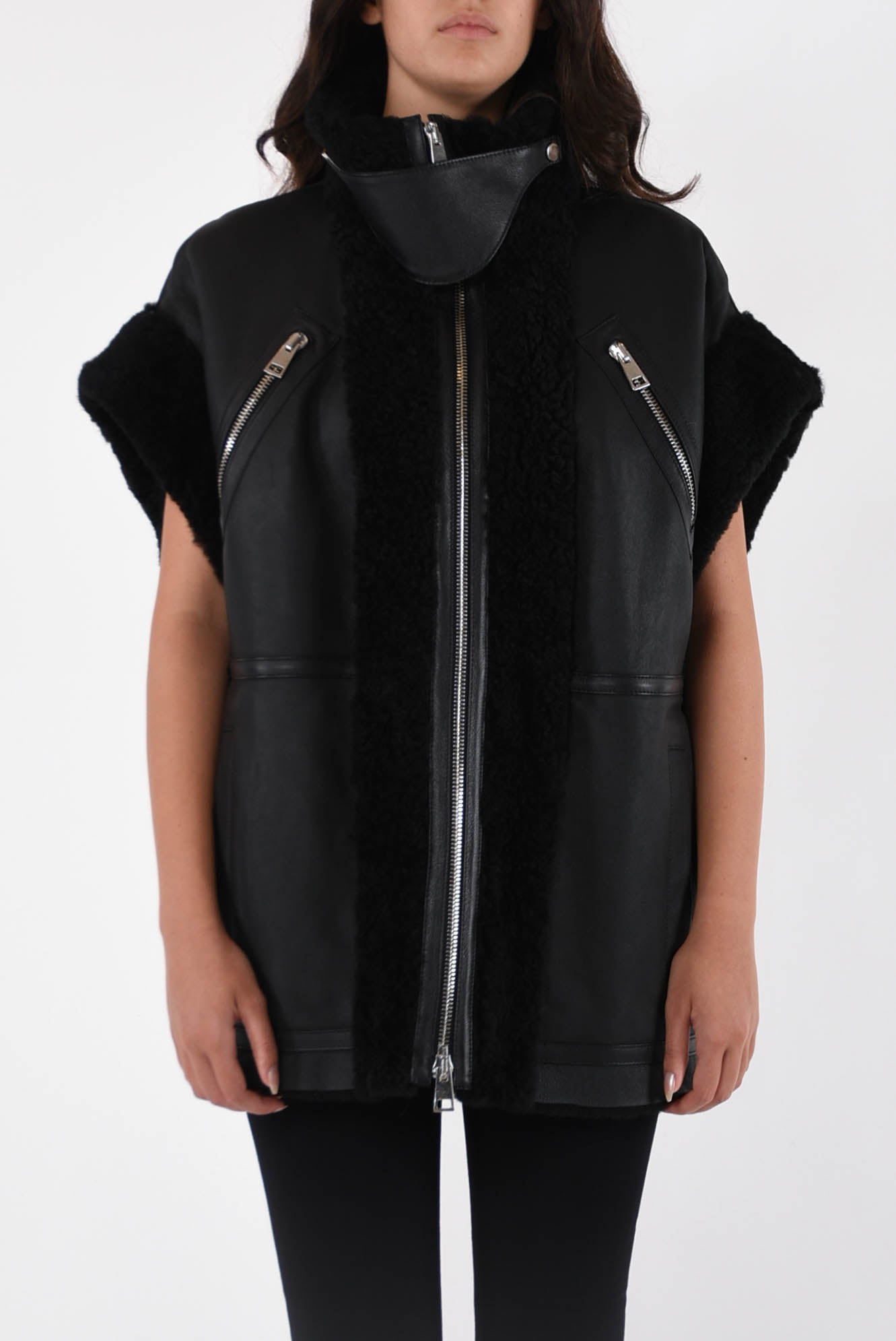 DONDUP gilet in shearling