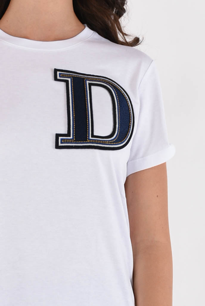 DONDUP t-shirt in jersey di cotone