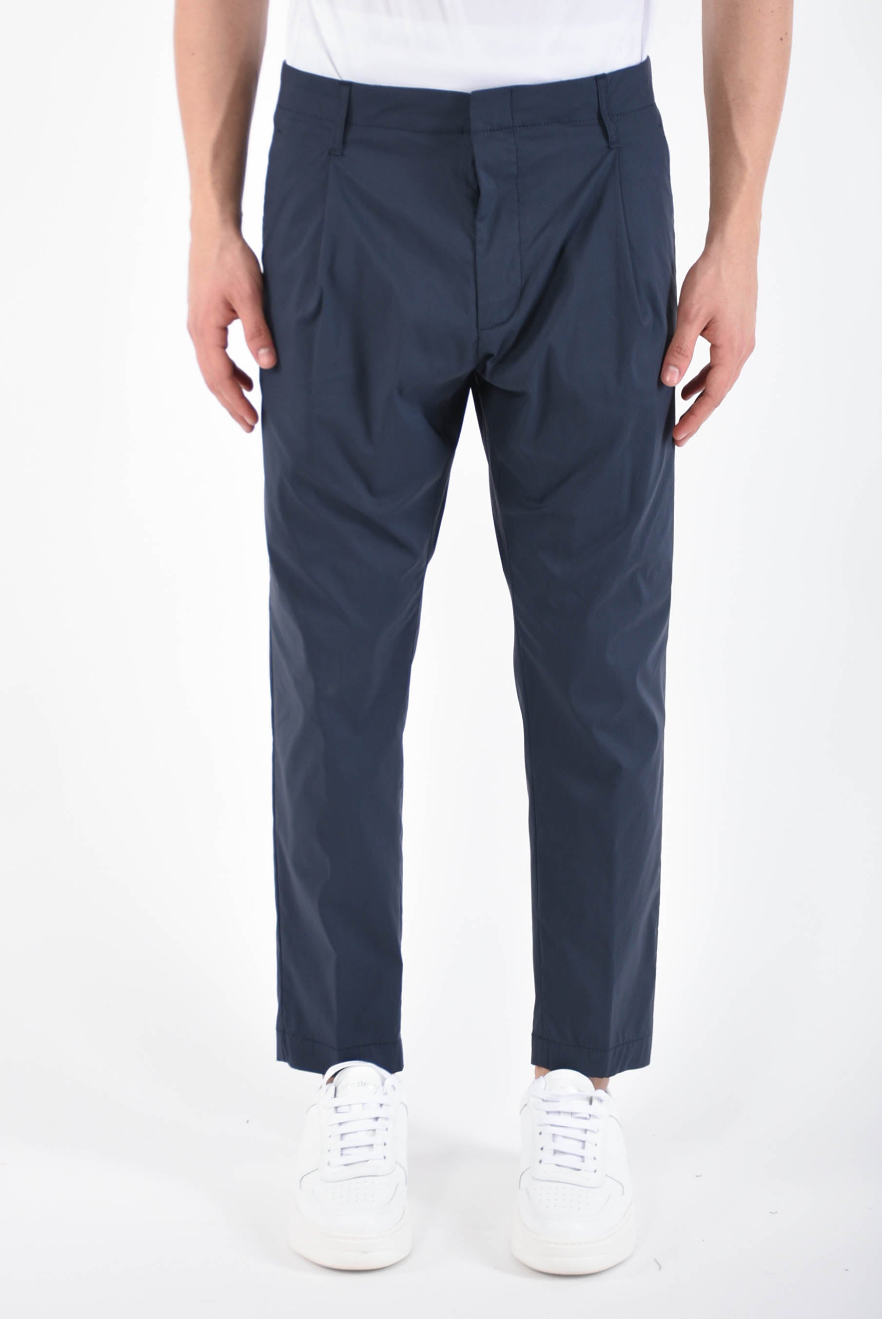 DONDUP Pantaloni ben in cotone