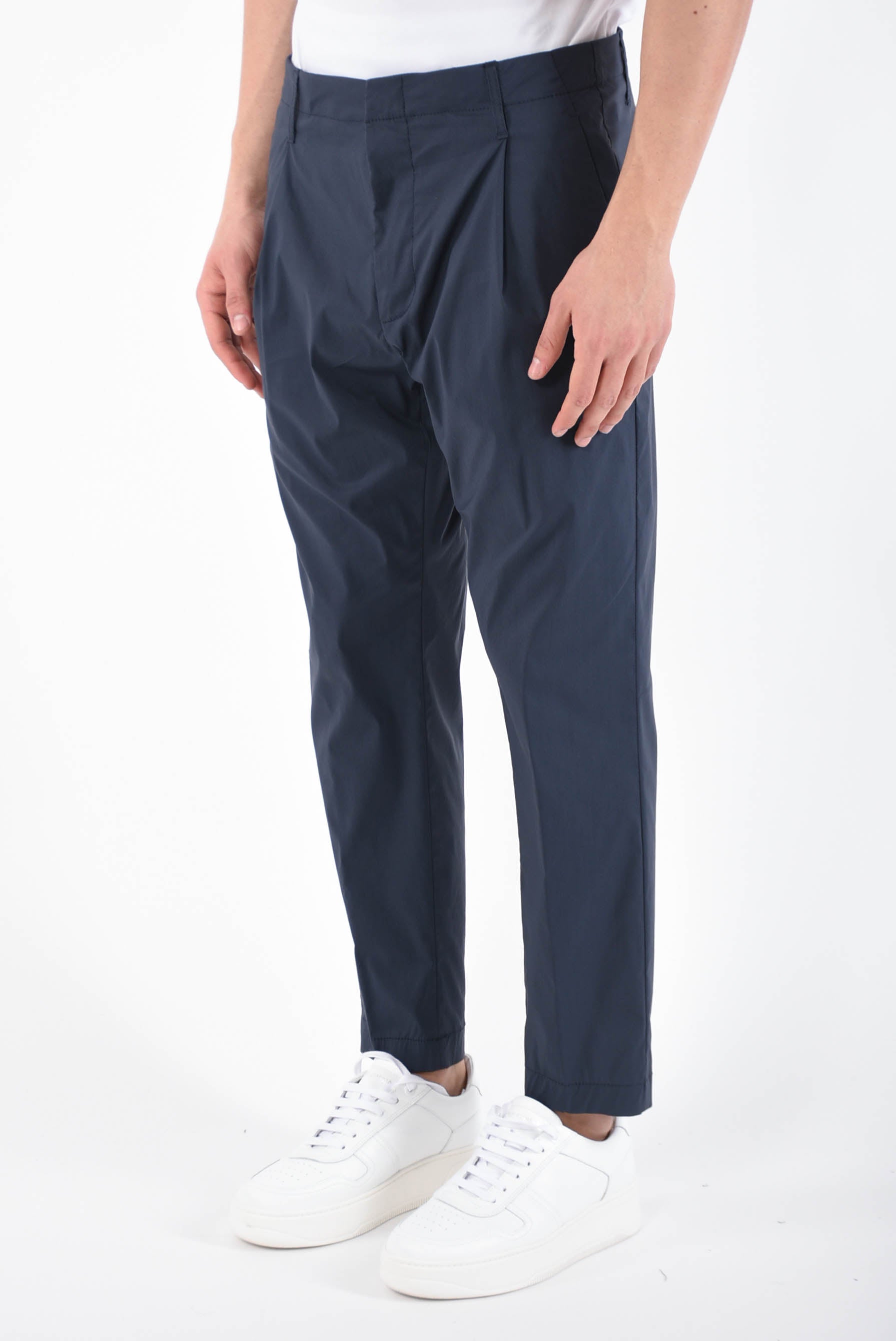 DONDUP Pantaloni ben in cotone