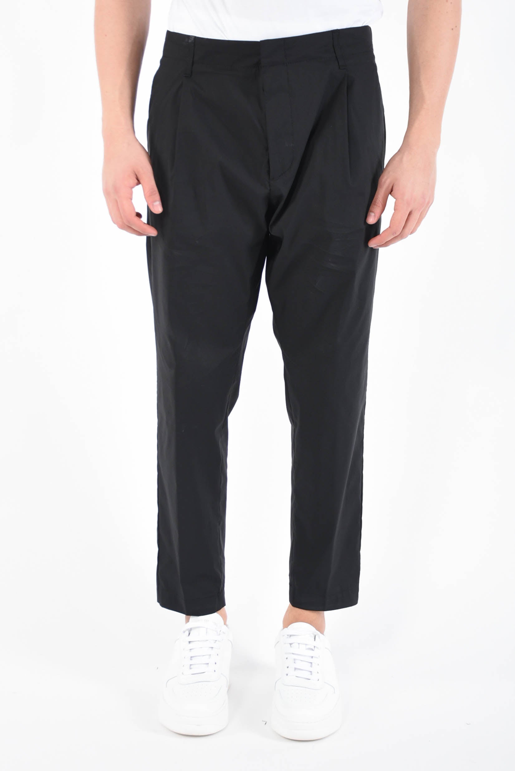 DONDUP Pantaloni ben in cotone