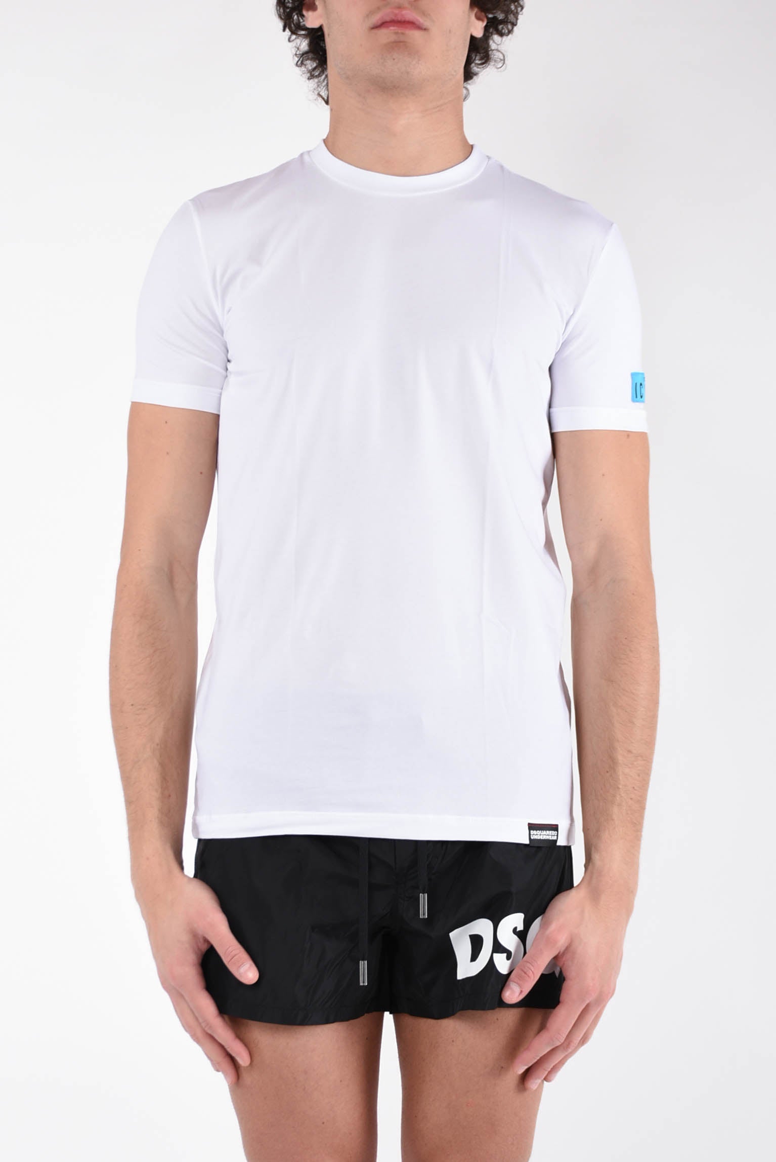 DSQUARED T-shirt con logo in cotone