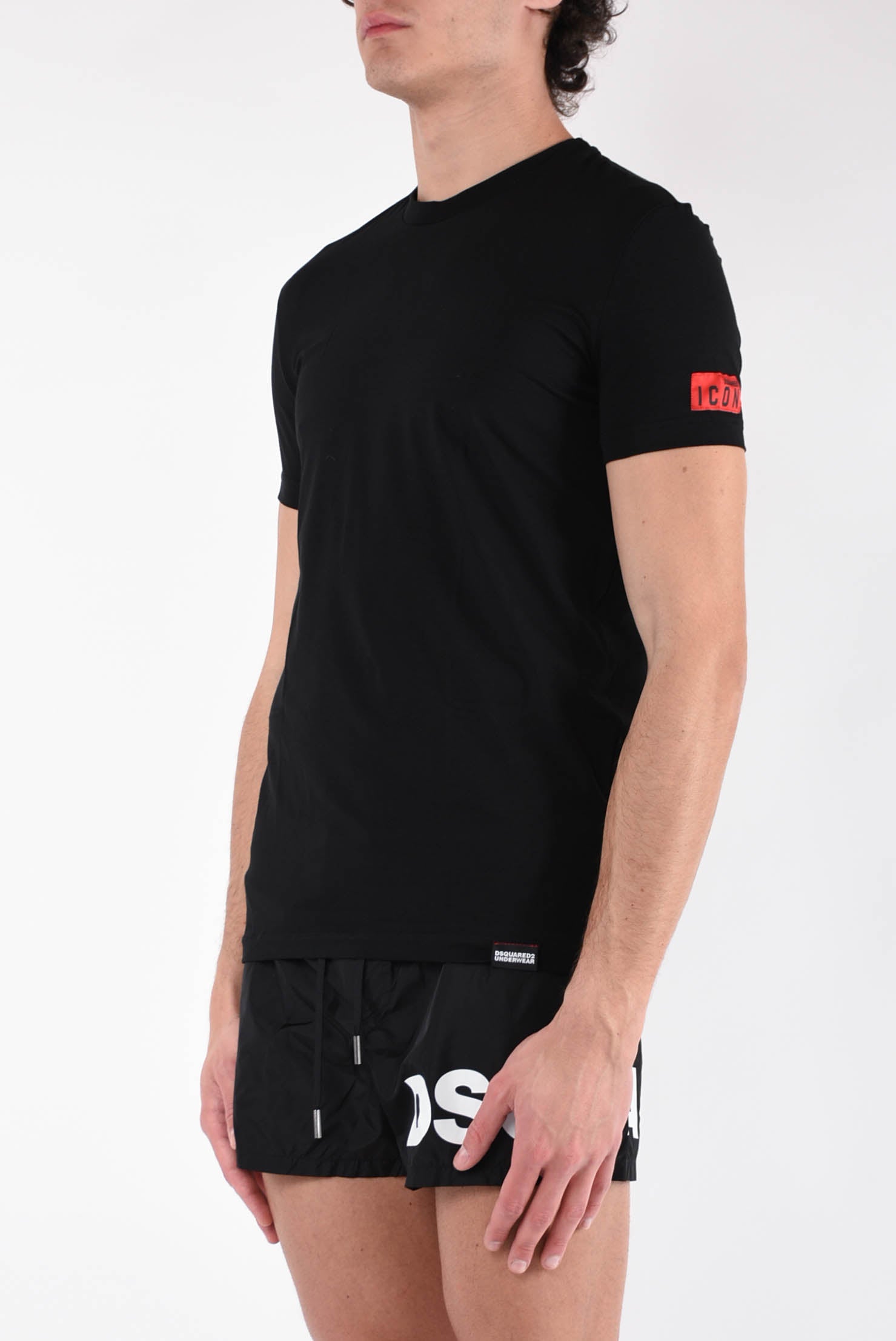 DSQUARED T-shirt con logo in cotone