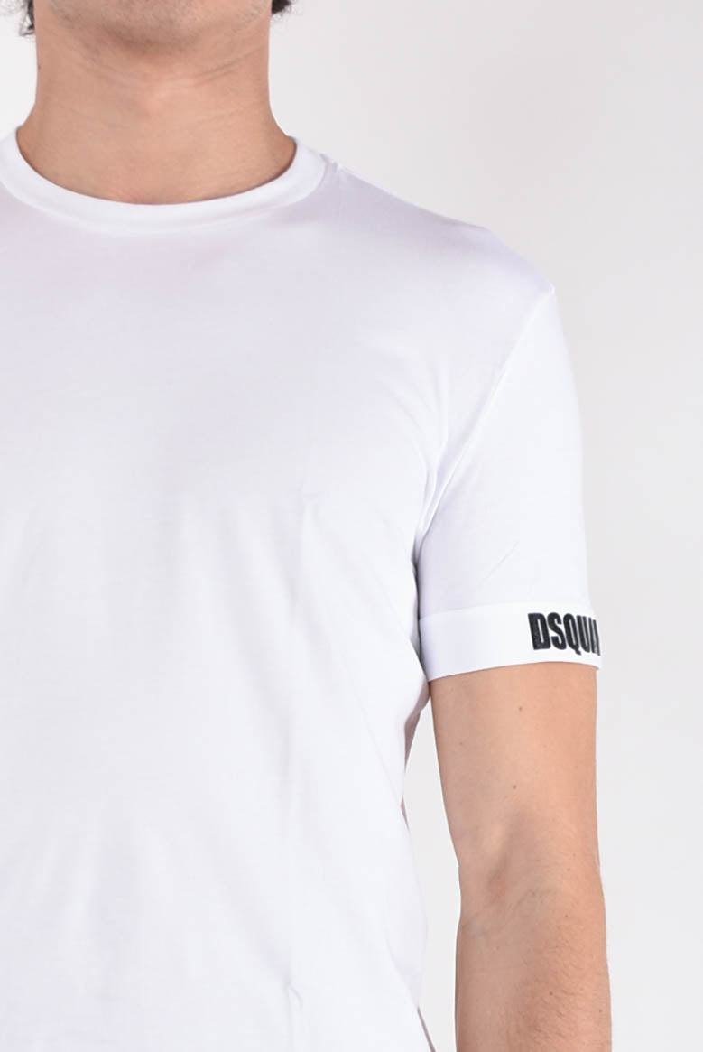 DSQUARED T-shirt con logo in cotone