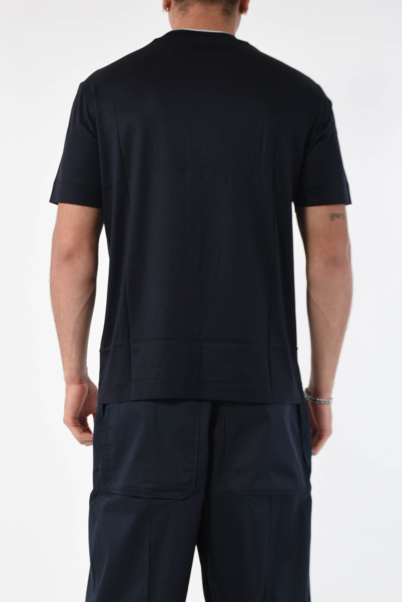 EMPORIO ARMANI T-shirt in lyocell