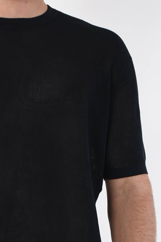 EMPORIO ARMANI Maglia a punto rete