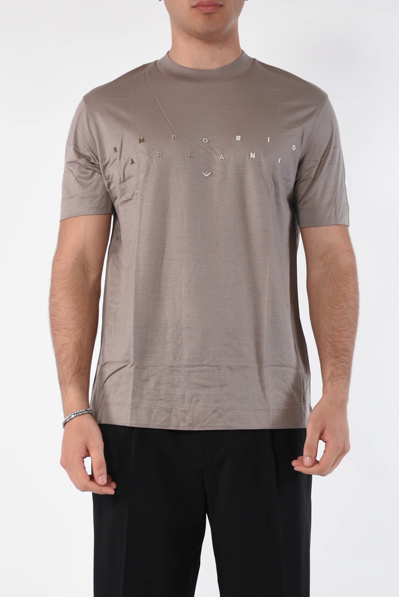 EMPORIO ARMANI T-shirt in lyocell