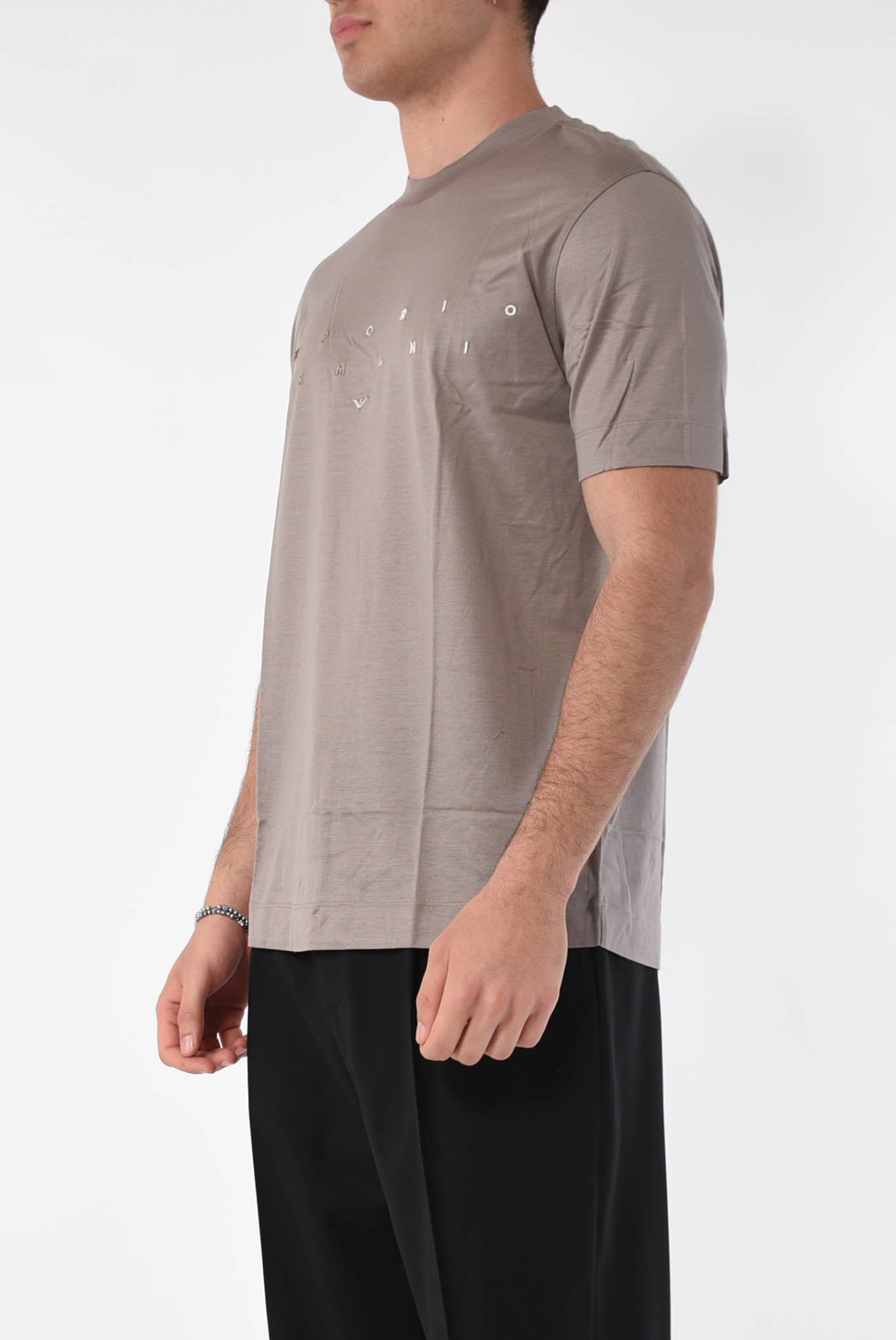 EMPORIO ARMANI T-shirt in lyocell