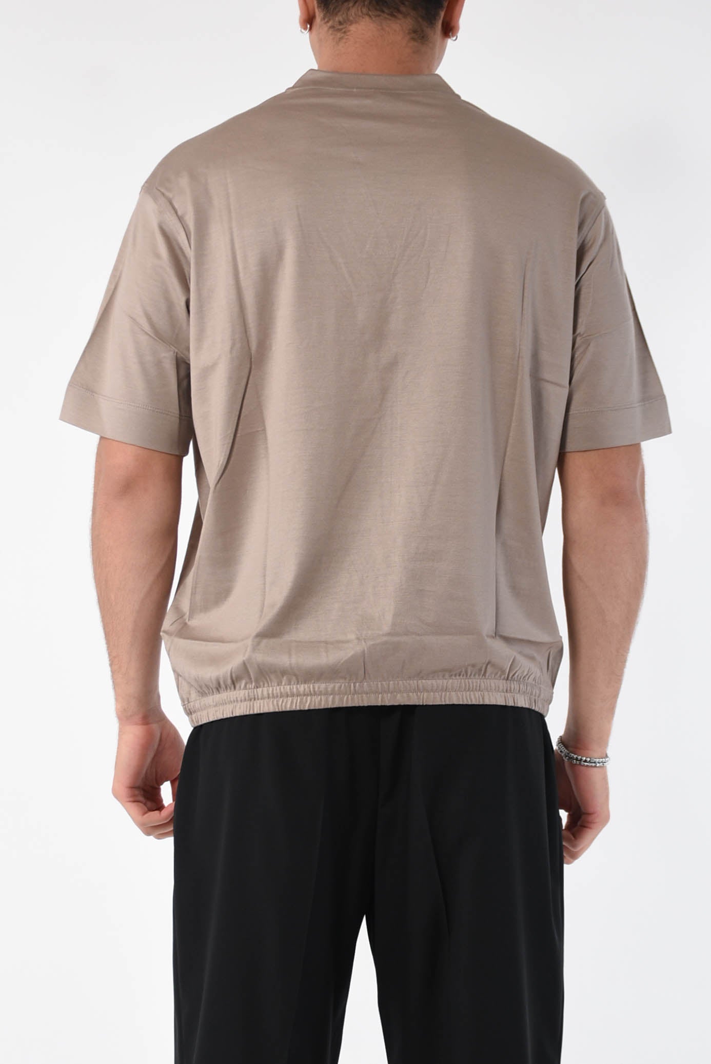 EMPORIO ARMANI T-shirt in lyocell