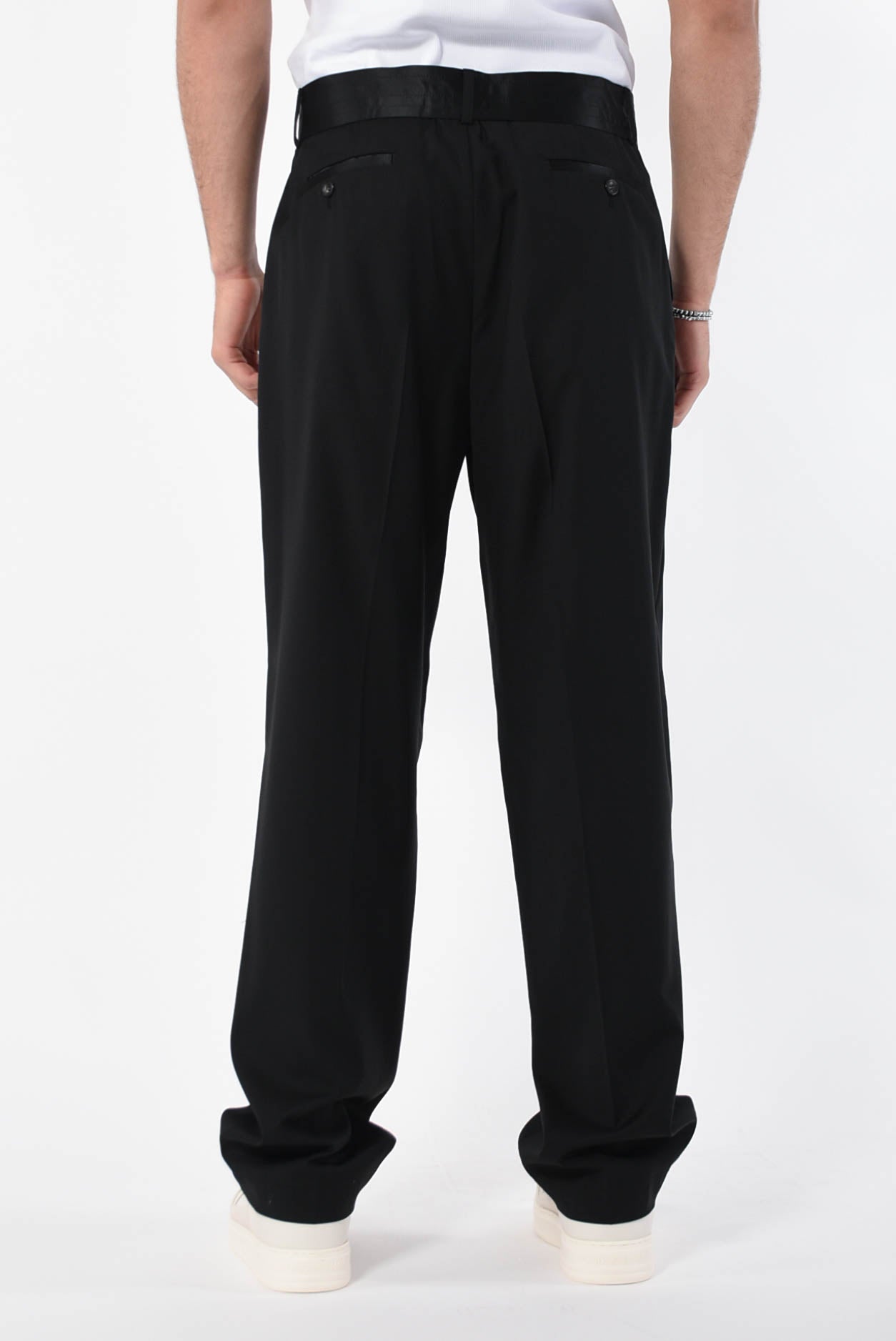 EMPORIO ARMANI Pantaloni in fresco lana