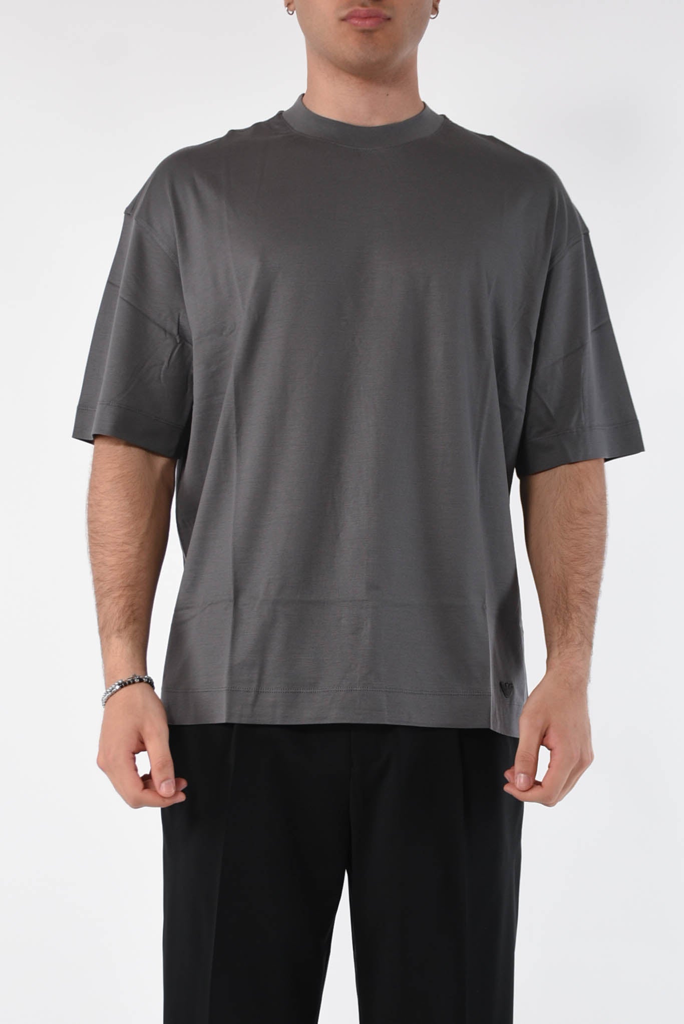 EMPORIO ARMANI T-shirt in lyocell