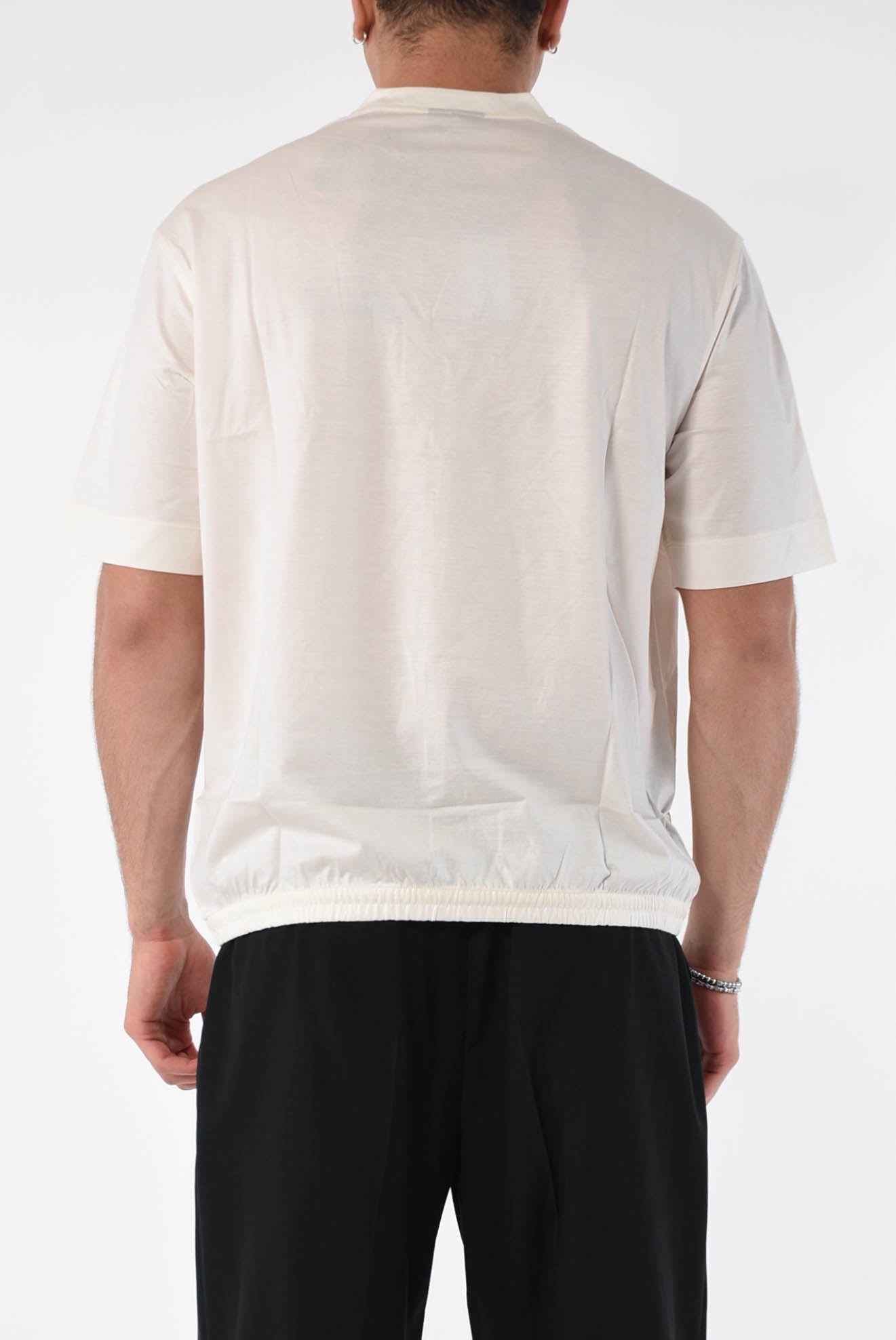 EMPORIO ARMANI T-shirt in lyocell