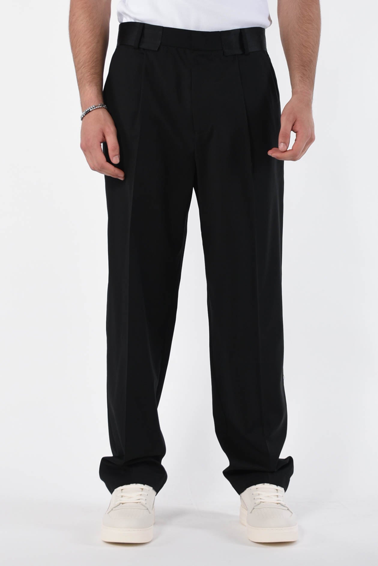 EMPORIO ARMANI Pantaloni in fresco lana