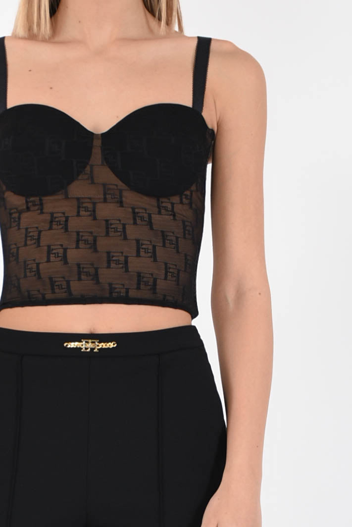 ELISABETTA FRANCHI top a bustier