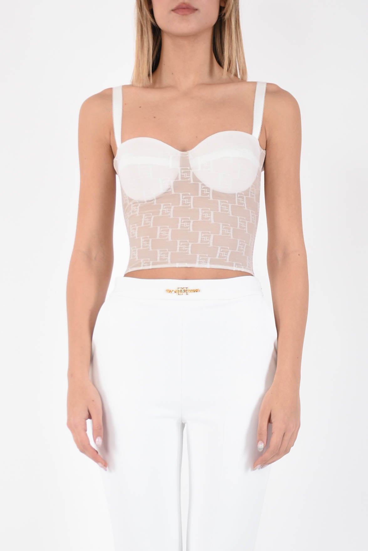 ELISABETTA FRANCHI top a bustier