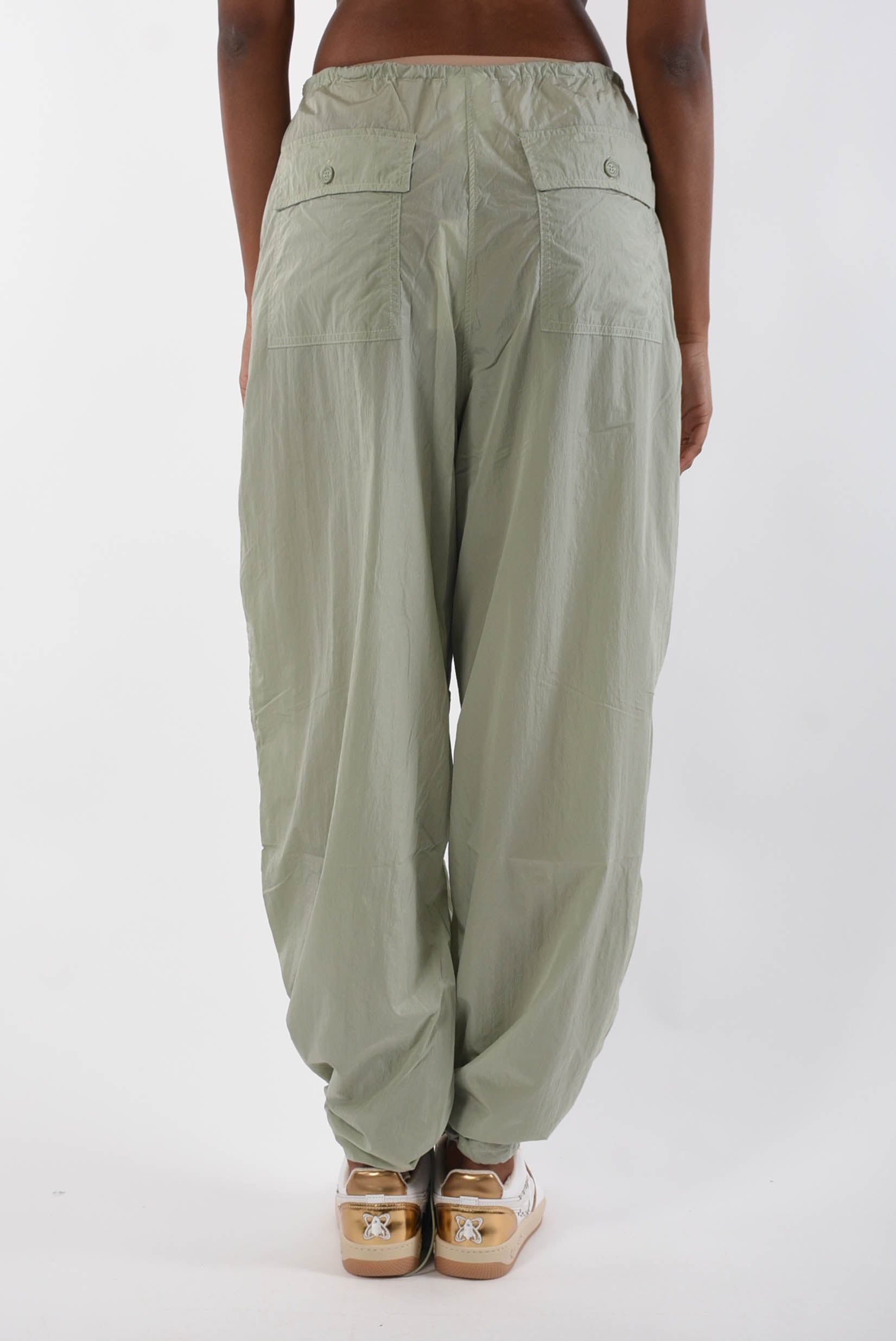 HINNOMINATE pantaloni a vita alta in nylon