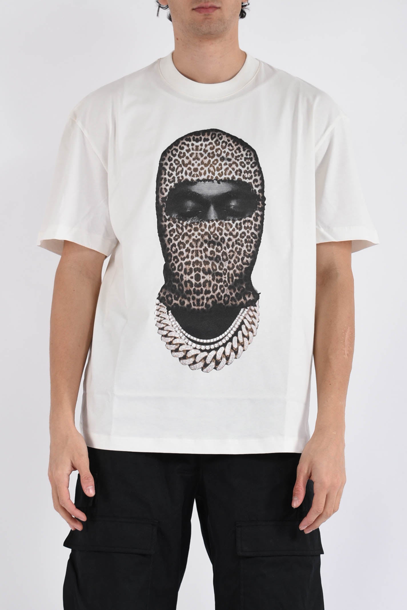 t-shirt leopard mask