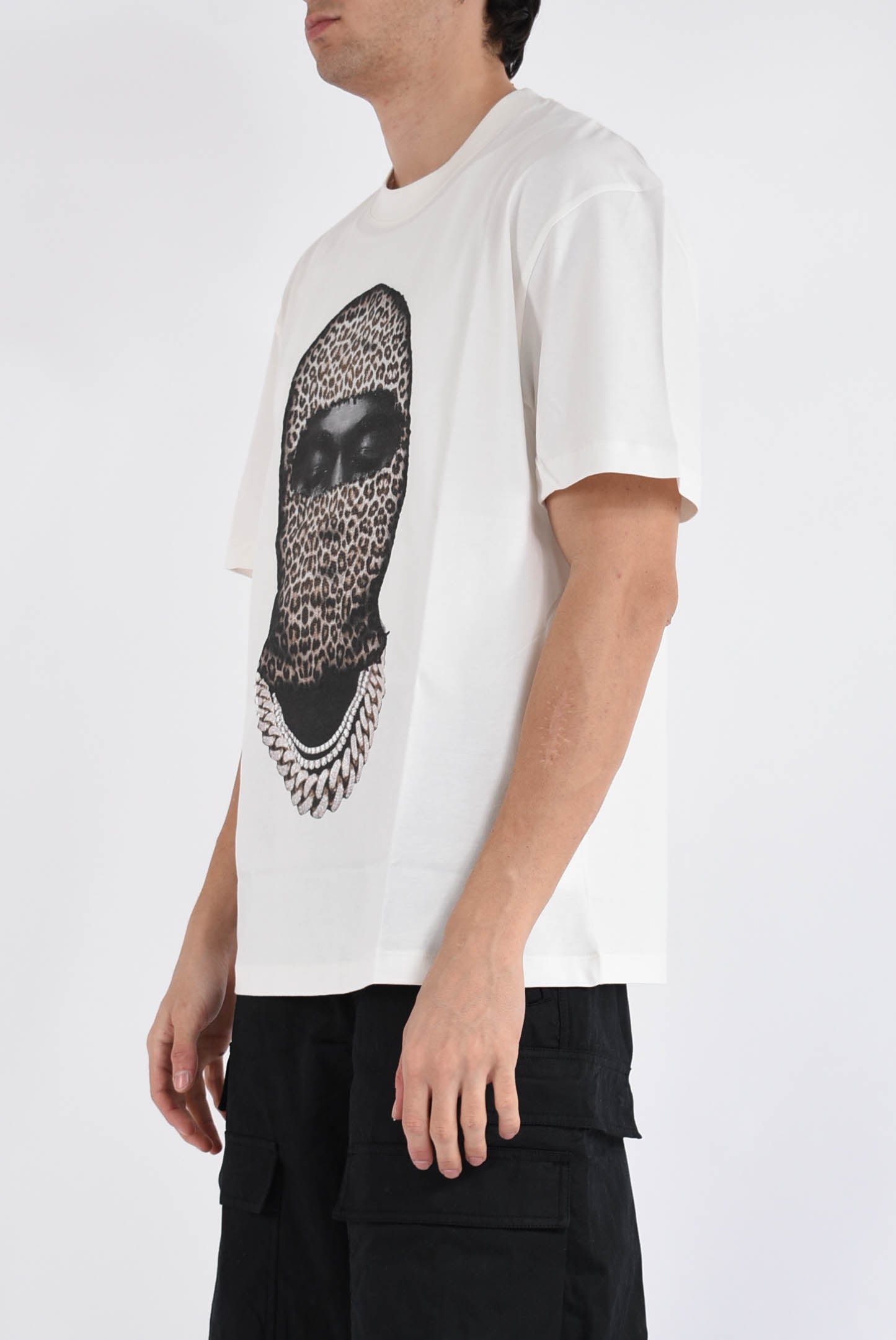 t-shirt leopard mask