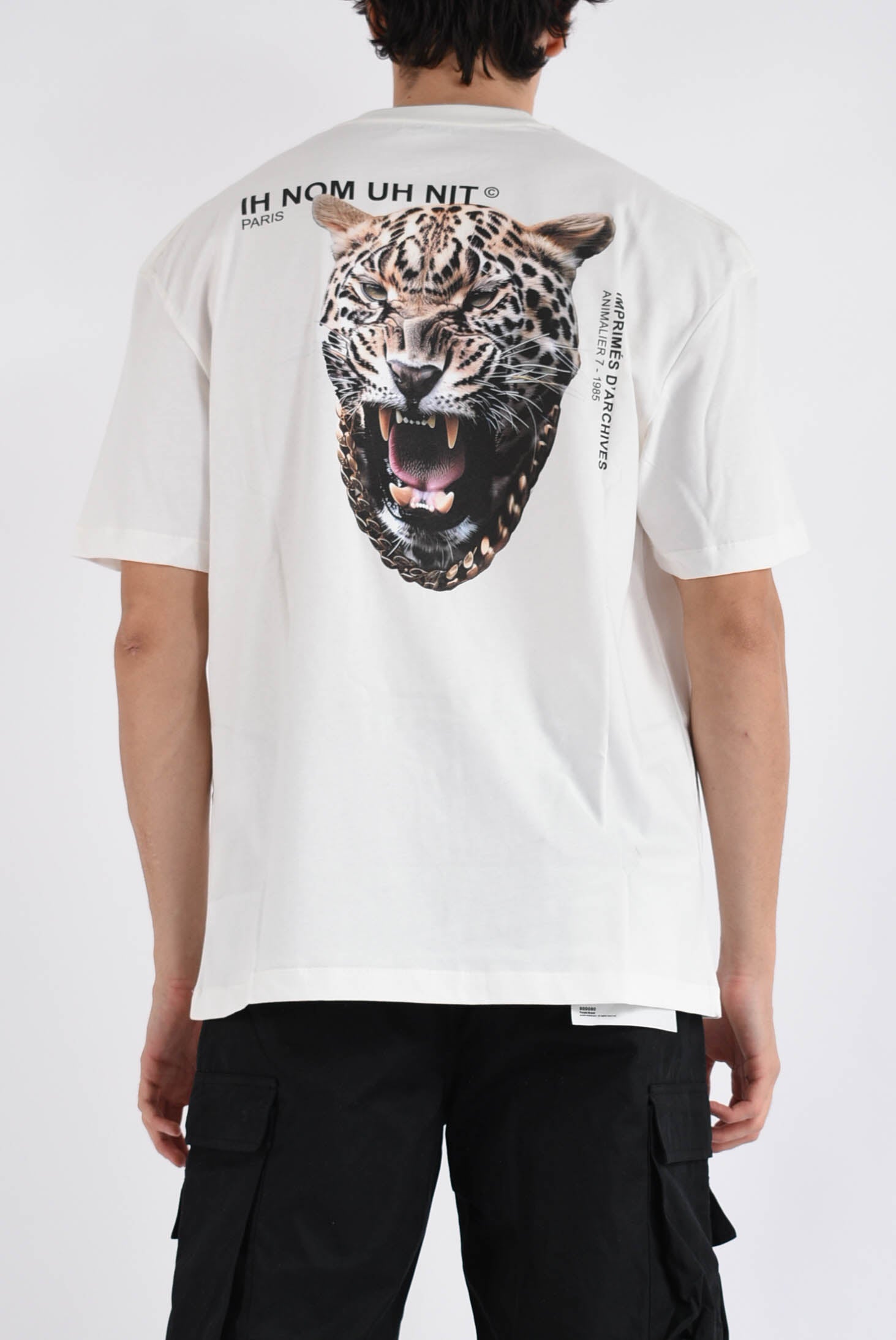 t-shirt leopard graphic