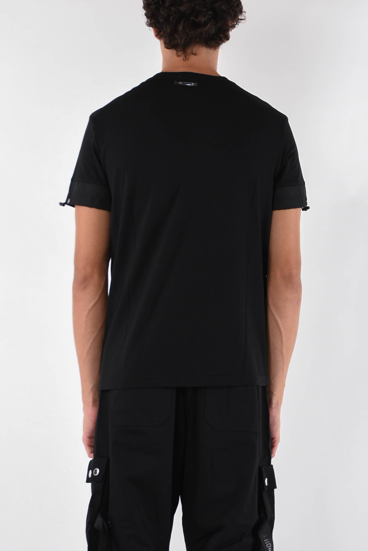 LES HOMMES T-shirt nylon insert