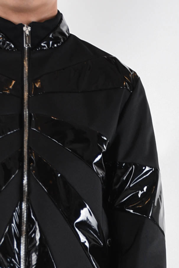 LES HOMMES Bomber black sun varnish