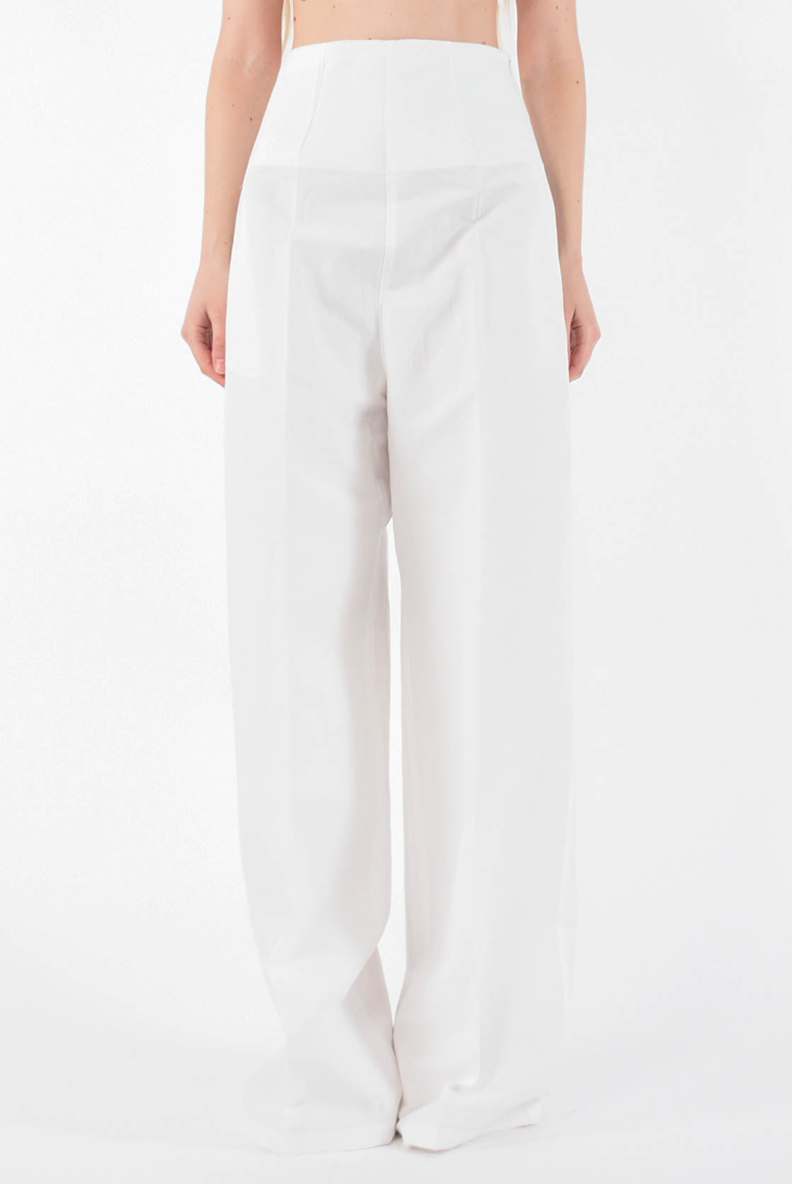 SPORTMAX pantaloni a vita bassa crasso