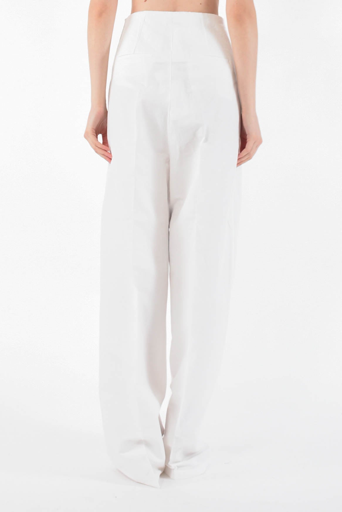 SPORTMAX pantaloni a vita bassa crasso