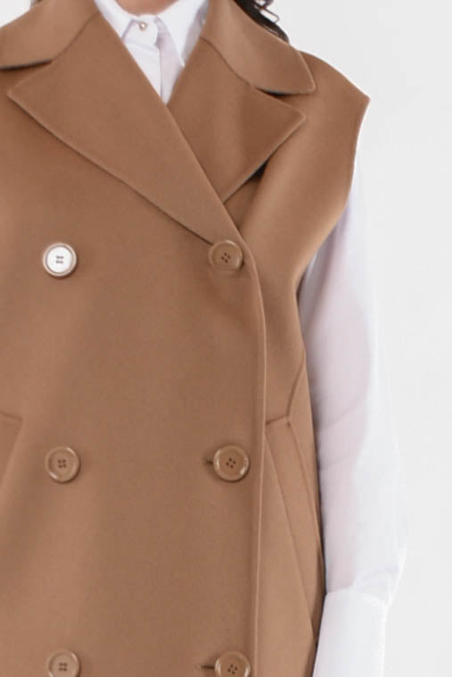 MAX MARA 'S gilet in lana modello giovanni