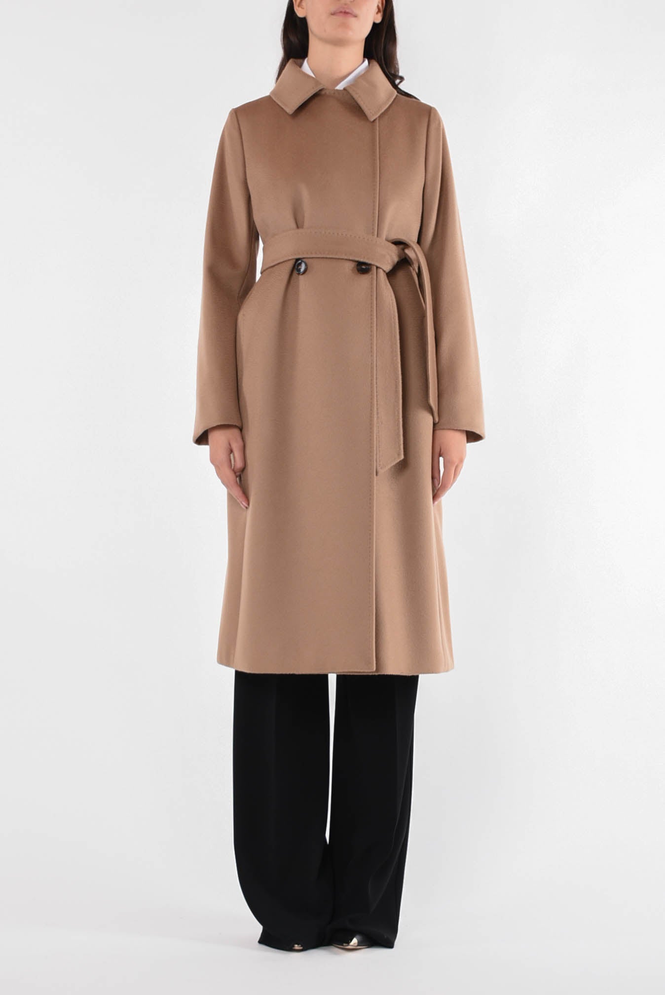 MAX MARA STUDIO cappotto in lana modello bcollage