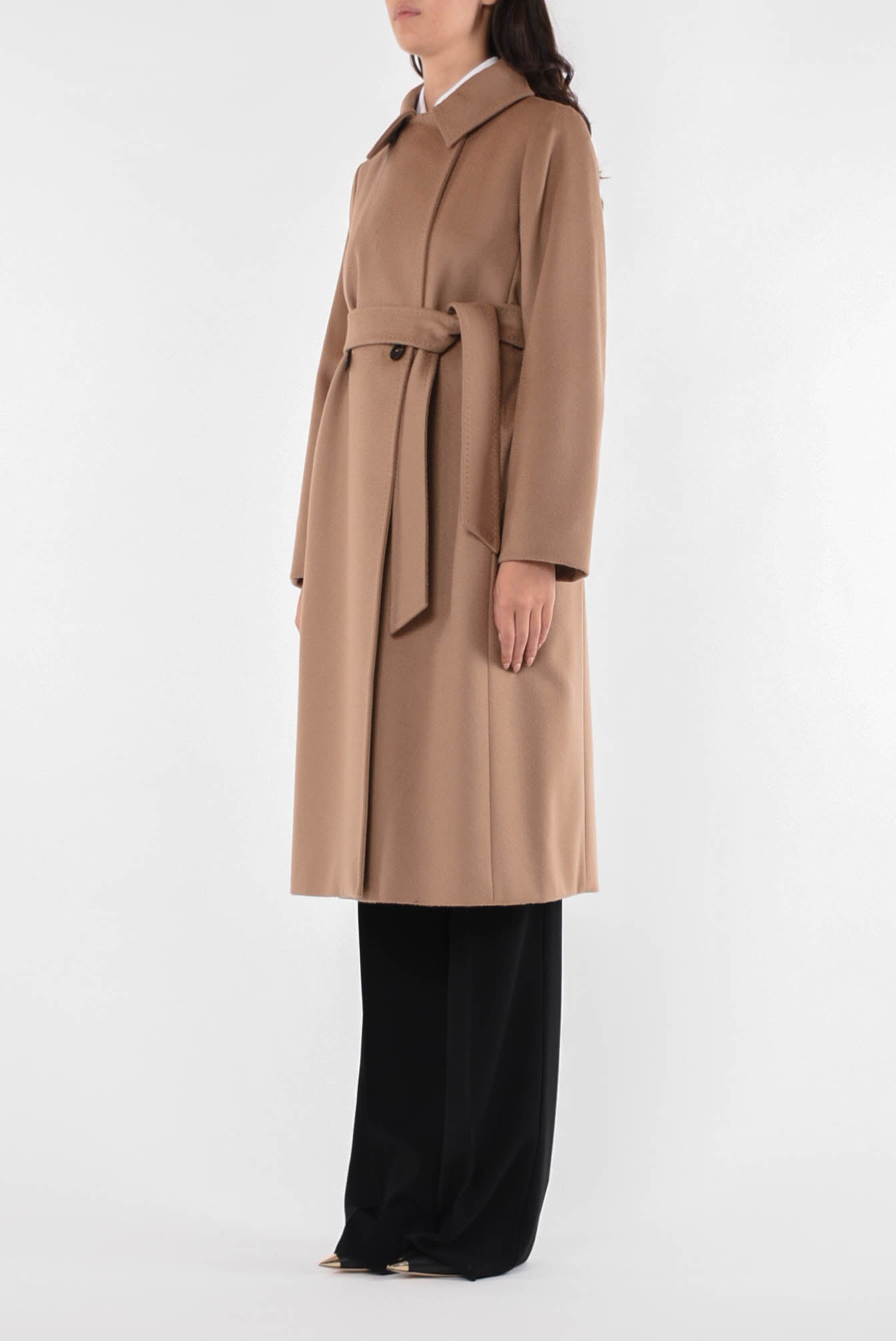 MAX MARA STUDIO cappotto in lana modello bcollage