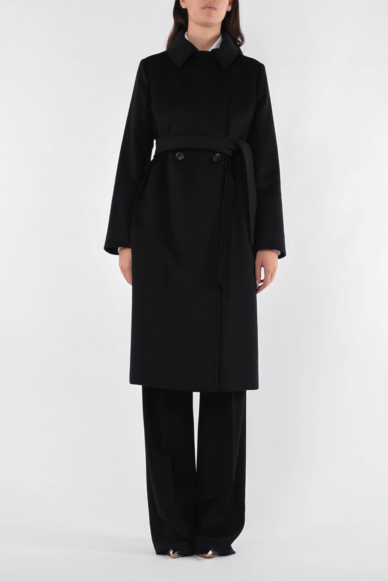 MAX MARA STUDIO cappotto in lana modello bcollage