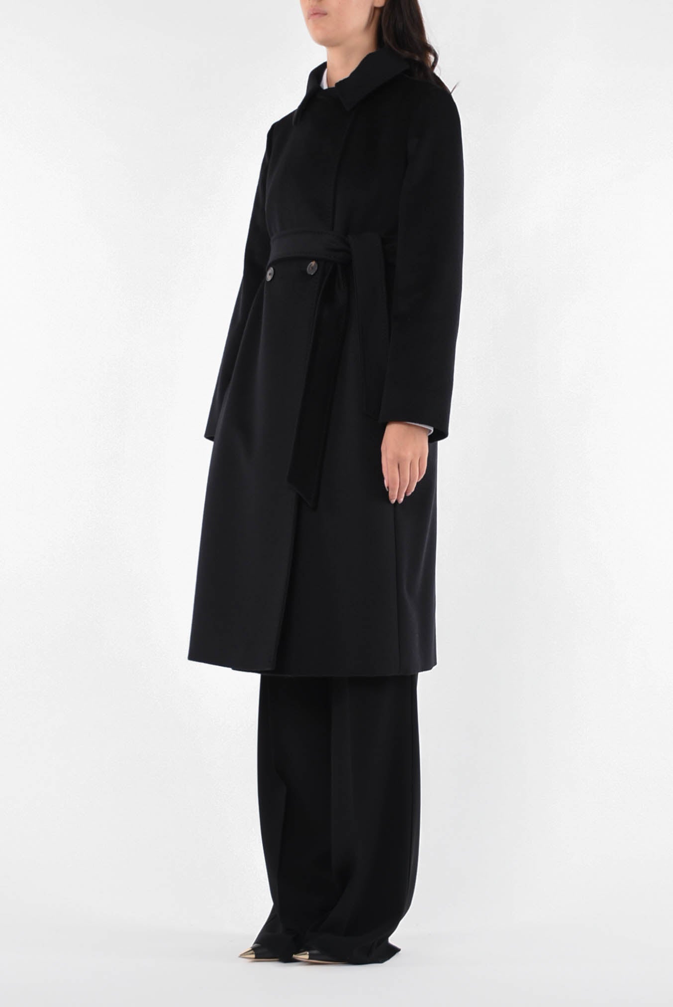 MAX MARA STUDIO cappotto in lana modello bcollage