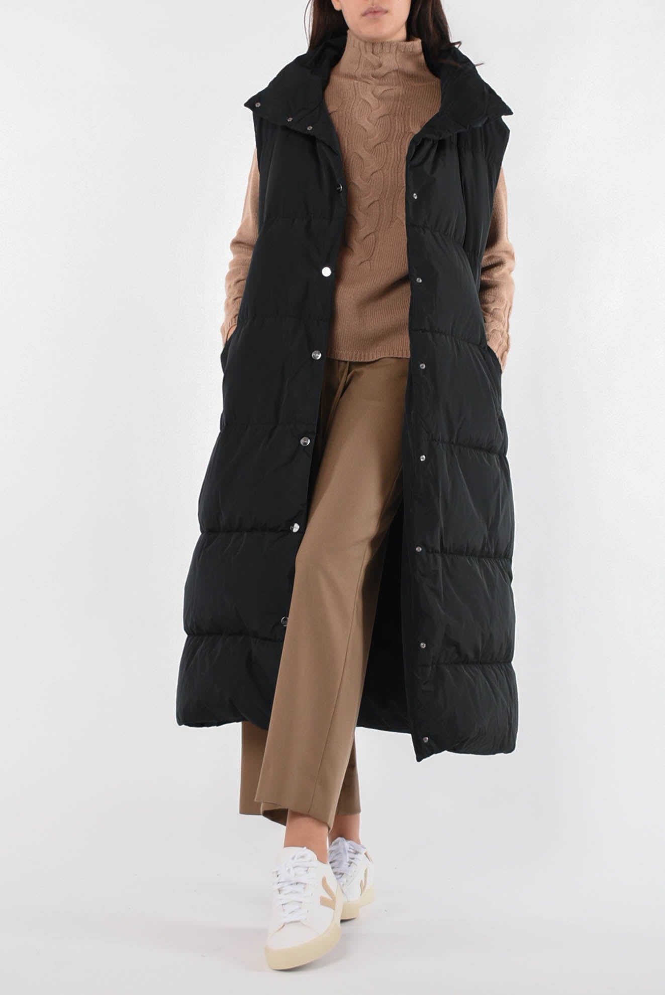 MAX MARA THE CUBE gilet reversibile modello taffgi